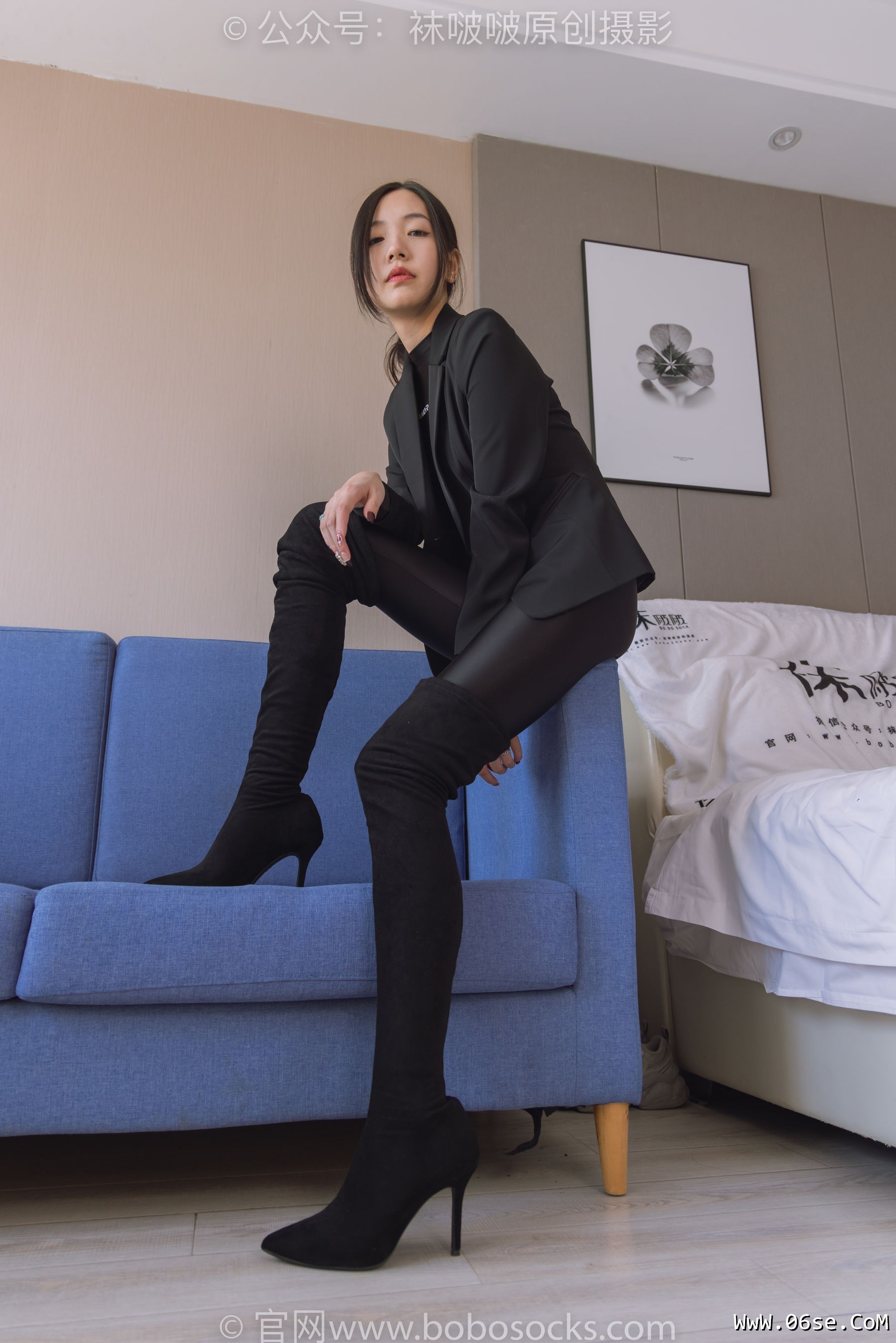 图片[69]-BoBoSocks袜啵啵 No.188 小甜豆-连体泳衣、高跟长靴、短肉丝、裸足[147P]-六色网