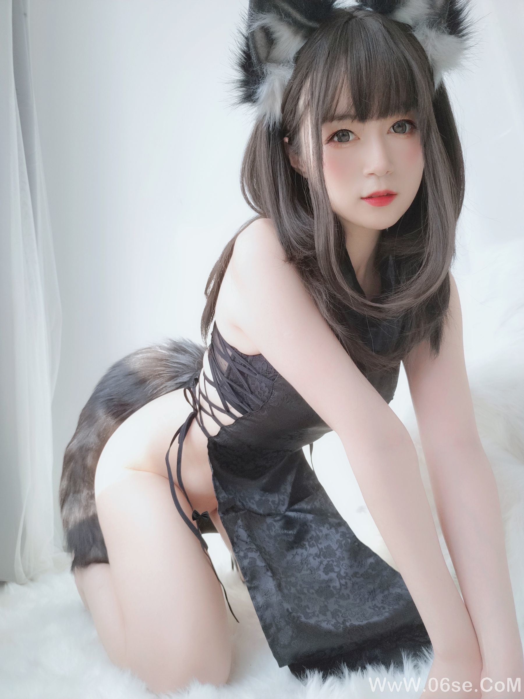 图片[94]-Coser小姐姐白银 小黑狼[104P]-六色网
