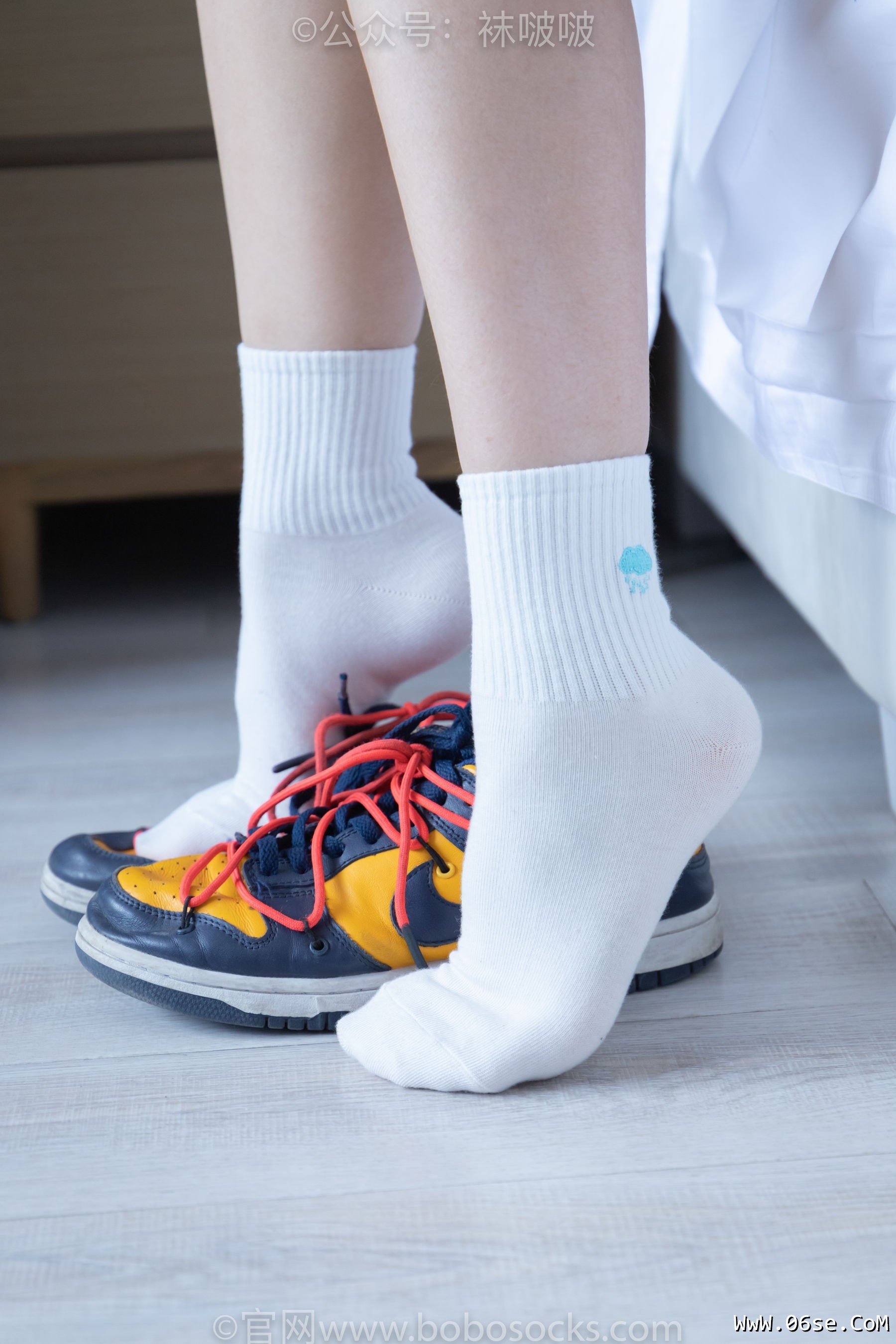 图片[39]-BoBoSocks袜啵啵 No.009 果冻-耐克板鞋、白棉袜、裸足[130P]-六色网