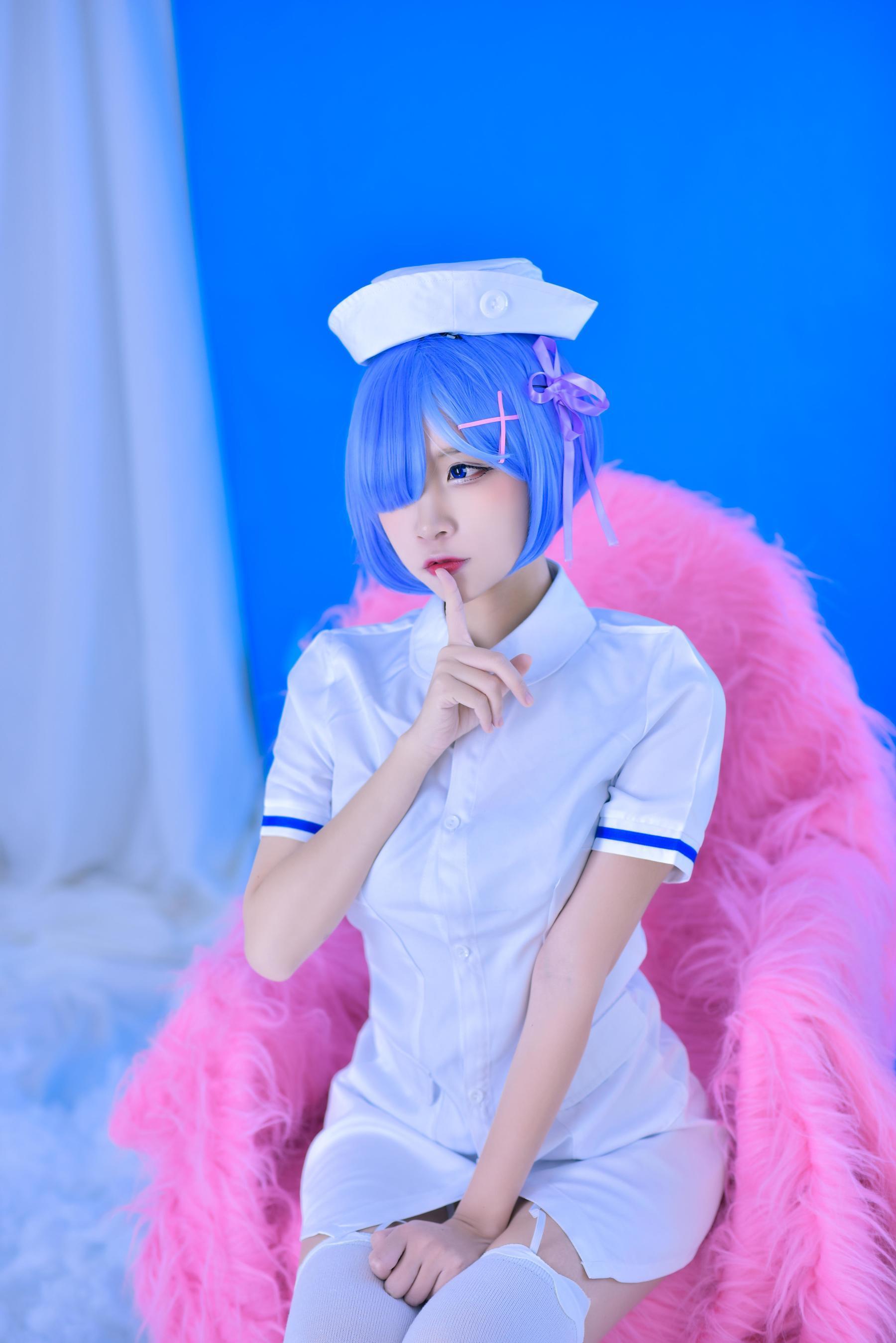 图片[9]-人气Coser二佐Nisa 蕾姆护士[31P]-六色网
