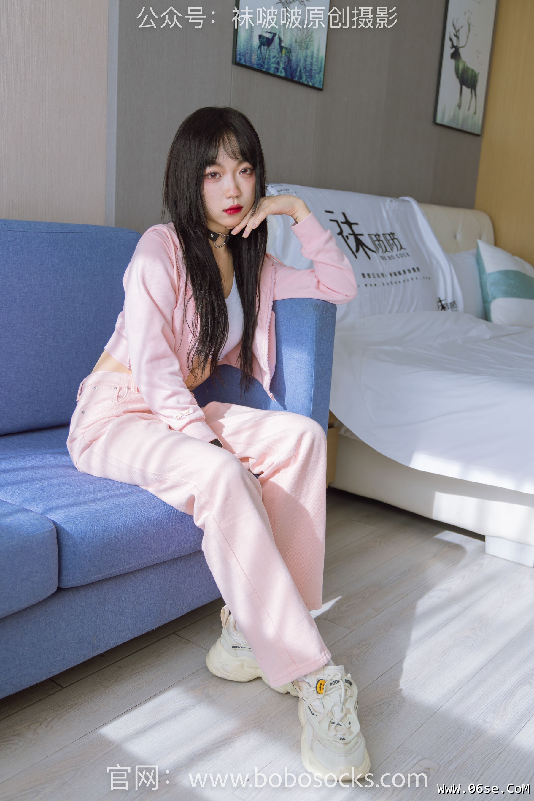 图片[57]-BoBoSocks袜啵啵 No.141 周周-运动鞋、白棉袜、裸足[140P]-六色网