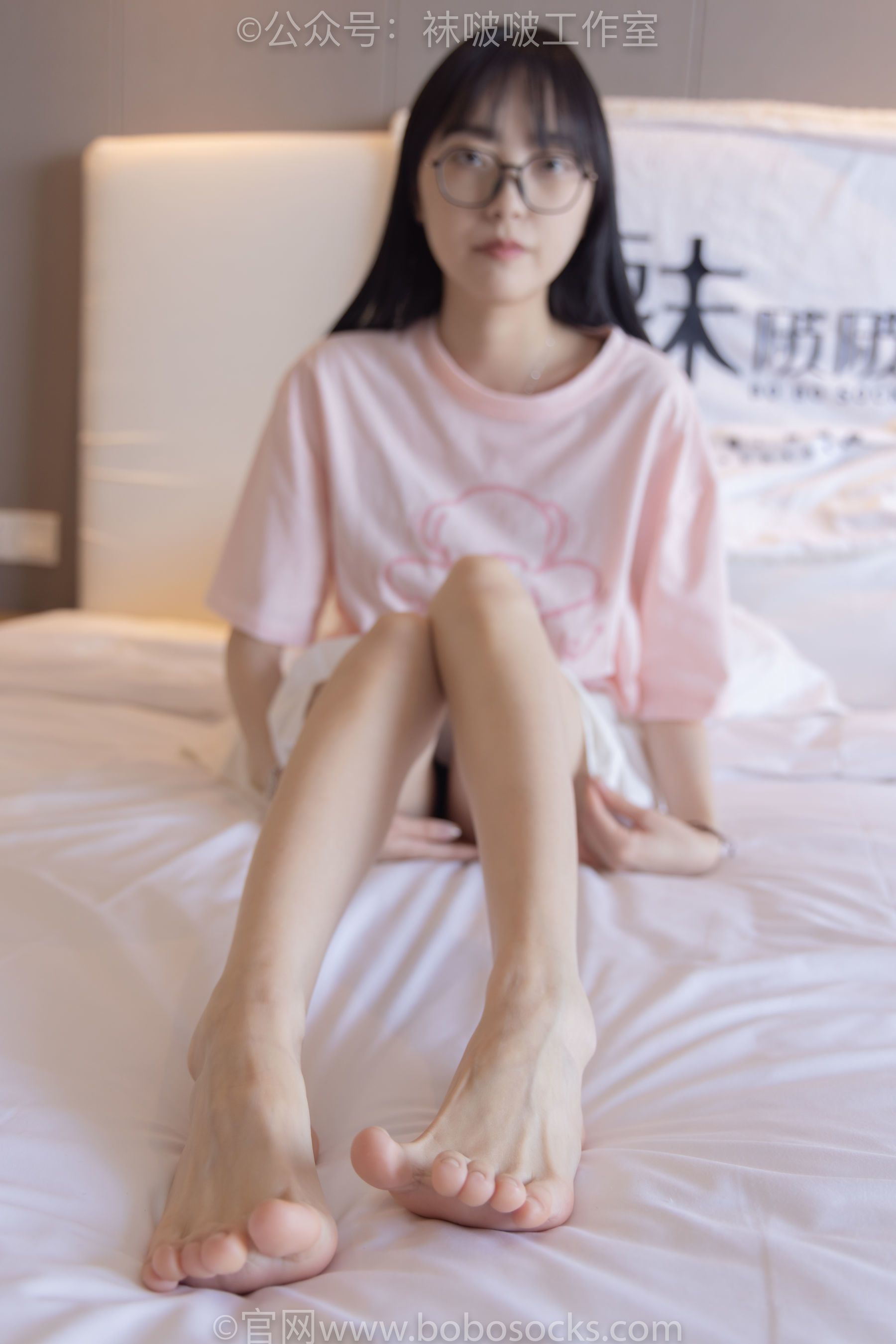 图片[71]-BoBoSocks袜啵啵 No.091 稚予-板鞋、淡粉色船袜、黑色船袜、裸足[148P]-六色网