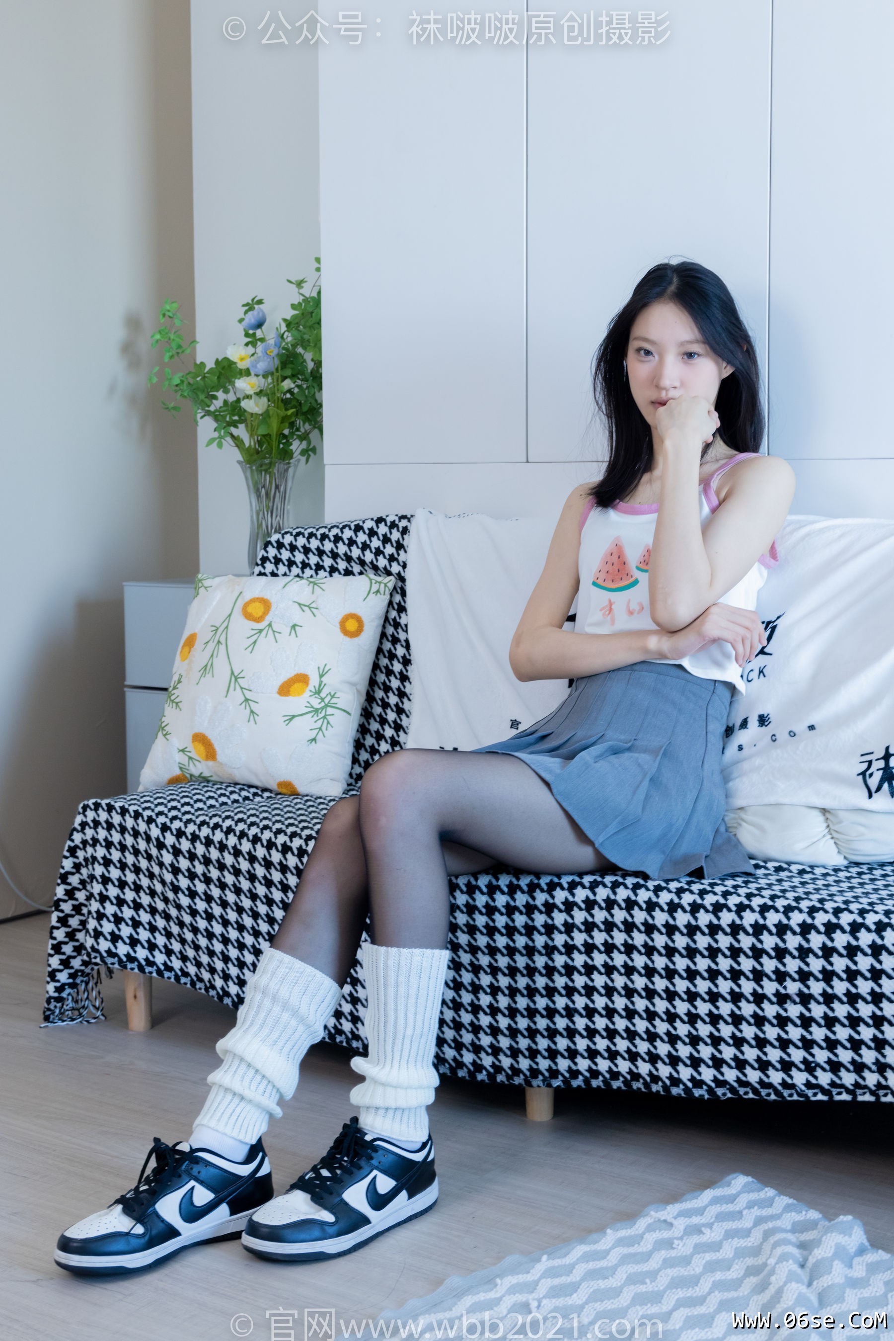 图片[55]-BoBoSocks袜啵啵 No.333 雪糕 -板鞋、白棉袜、黑丝、堆堆袜套[140P]-六色网