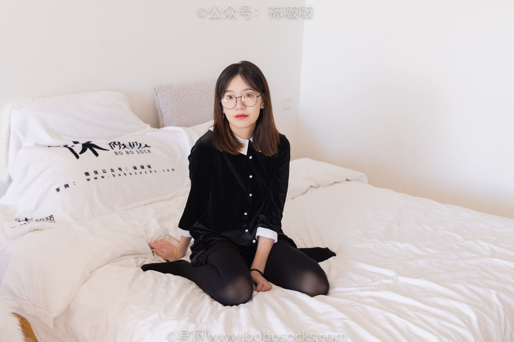 图片[52]-BoBoSocks袜啵啵 No.053 小甜豆-皮鞋、厚黑丝、黑色蕾丝船袜[140P]-六色网