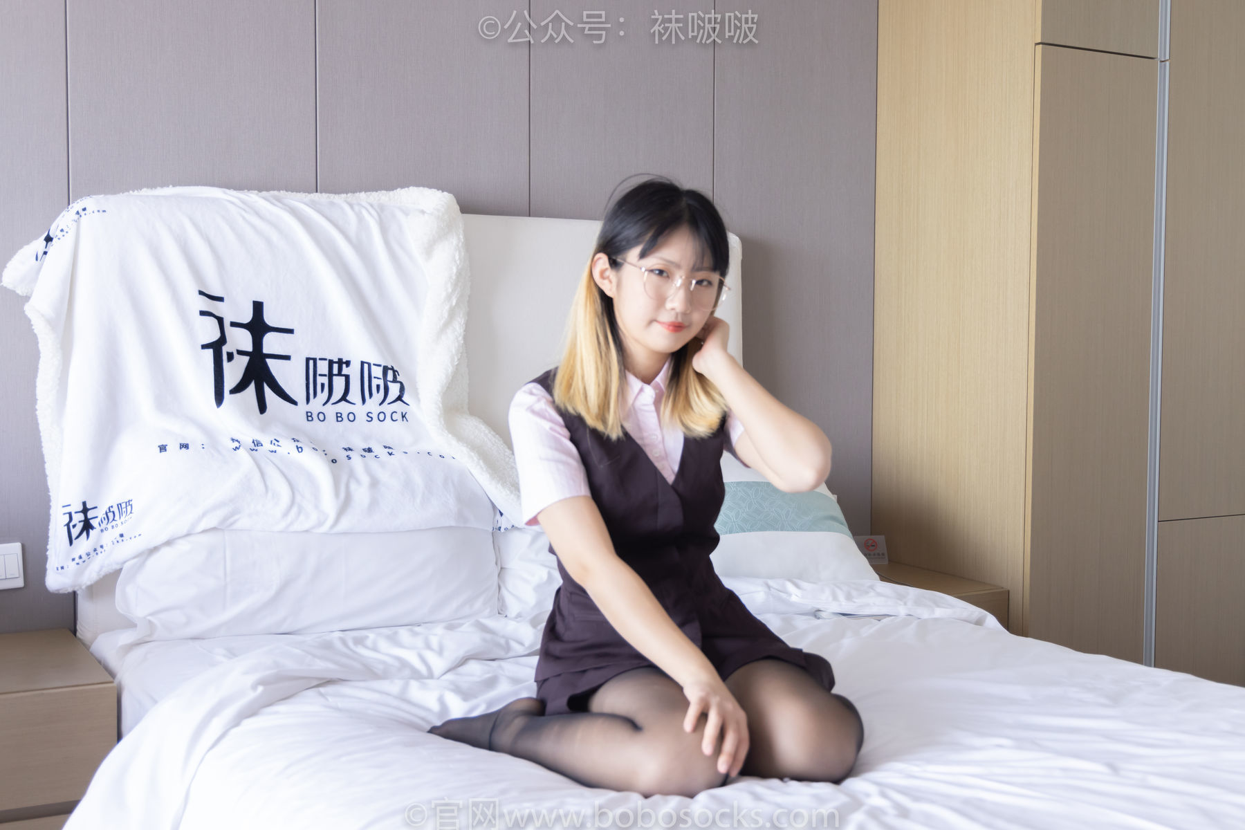 图片[95]-BoBoSocks袜啵啵 No.065 砂糖-招行制服、高跟鞋、黑丝[140P]-六色网