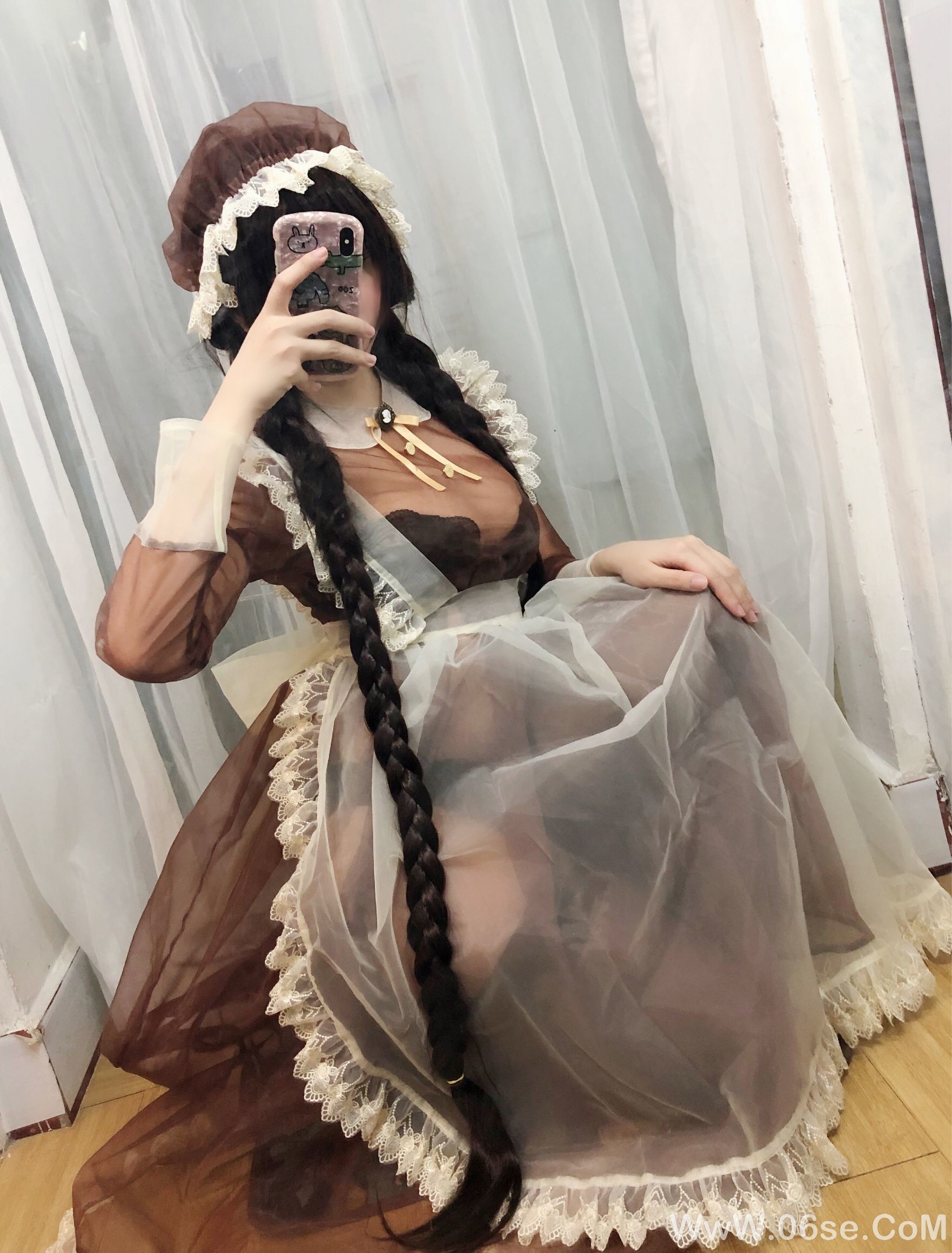 图片[9]-二次元巨乳美女鹿野希 透明女仆[97P]-六色网
