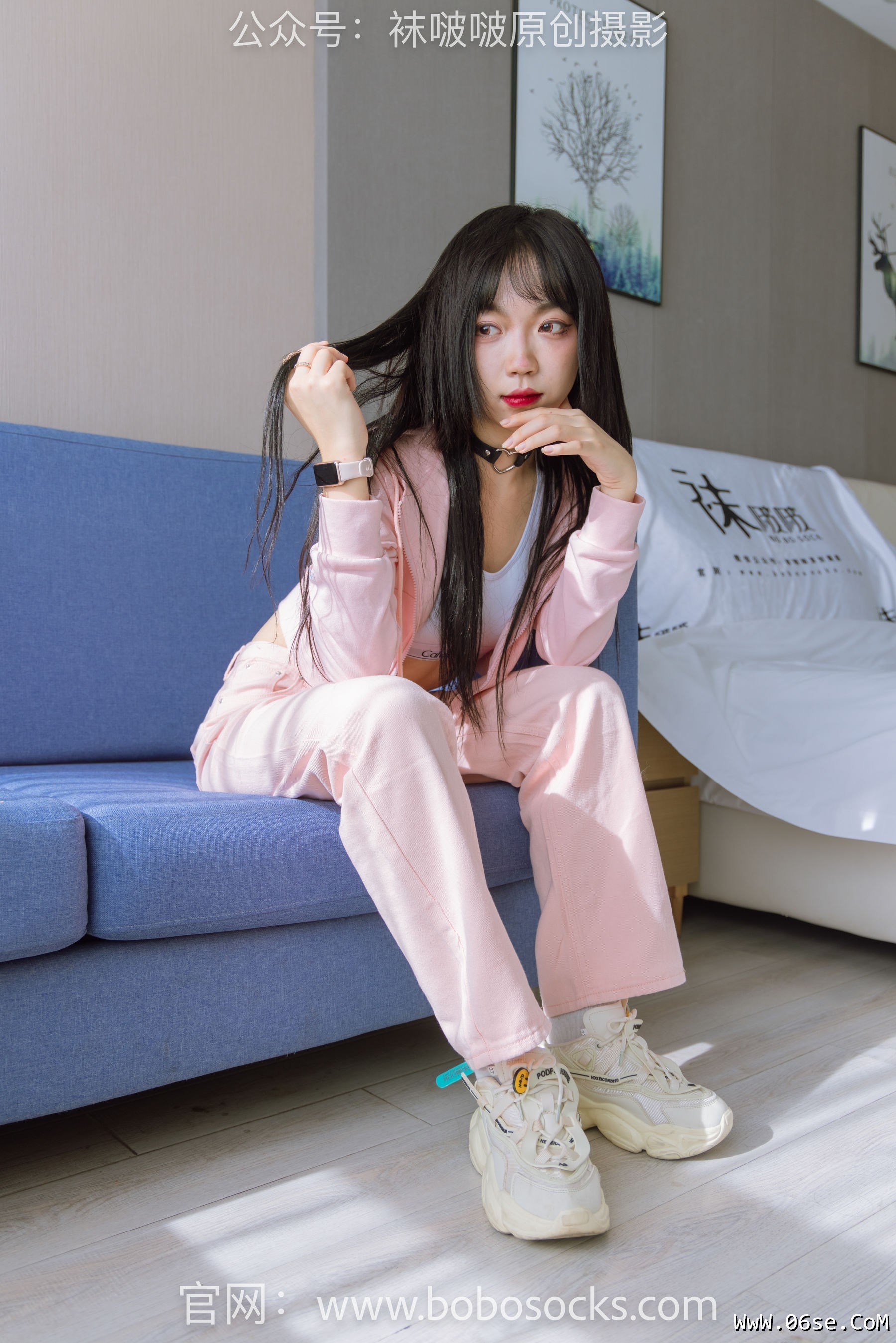 图片[70]-BoBoSocks袜啵啵 No.141 周周-运动鞋、白棉袜、裸足[140P]-六色网