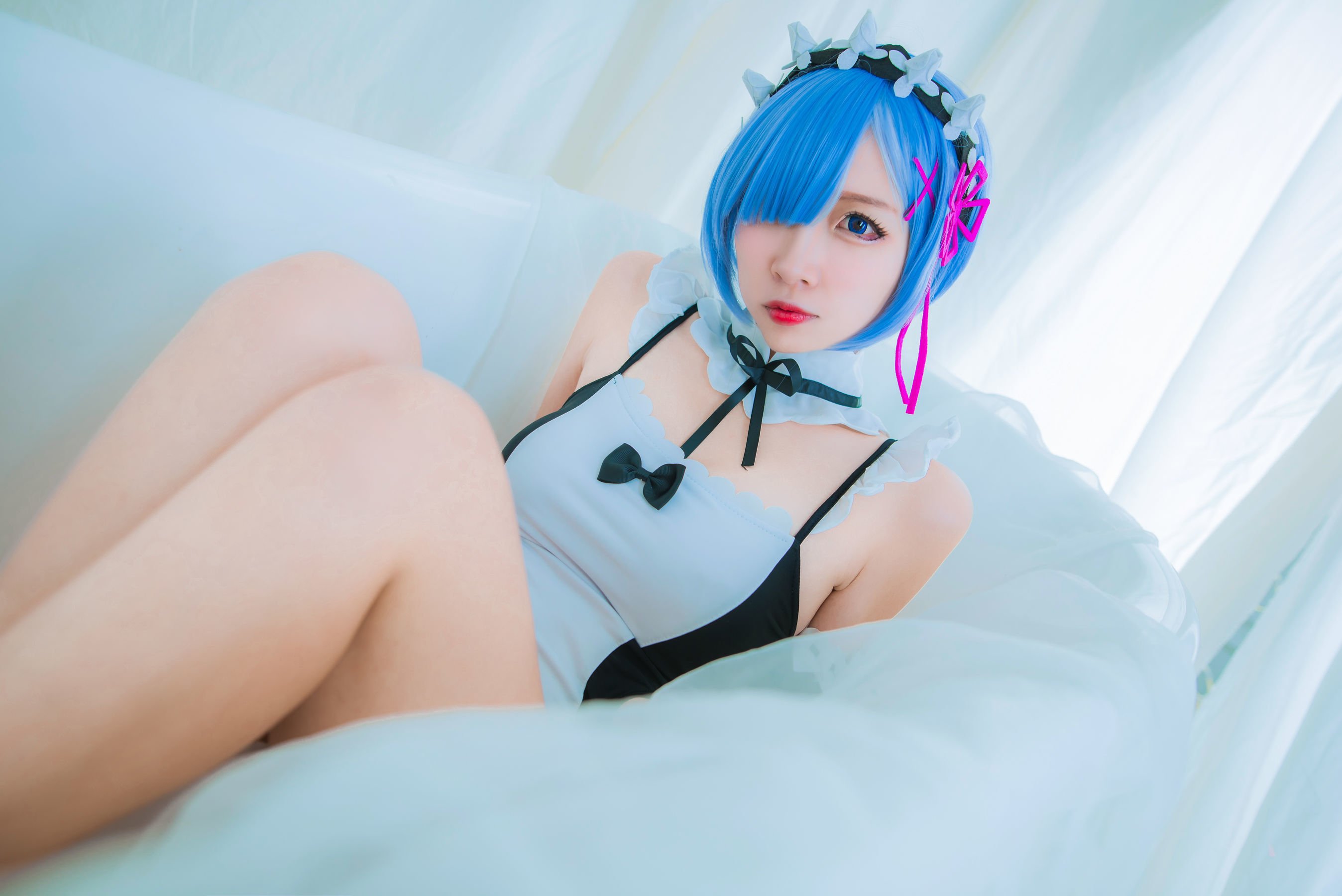 图片[13]-人气Coser二佐Nisa 蕾姆泳装[32P]-六色网