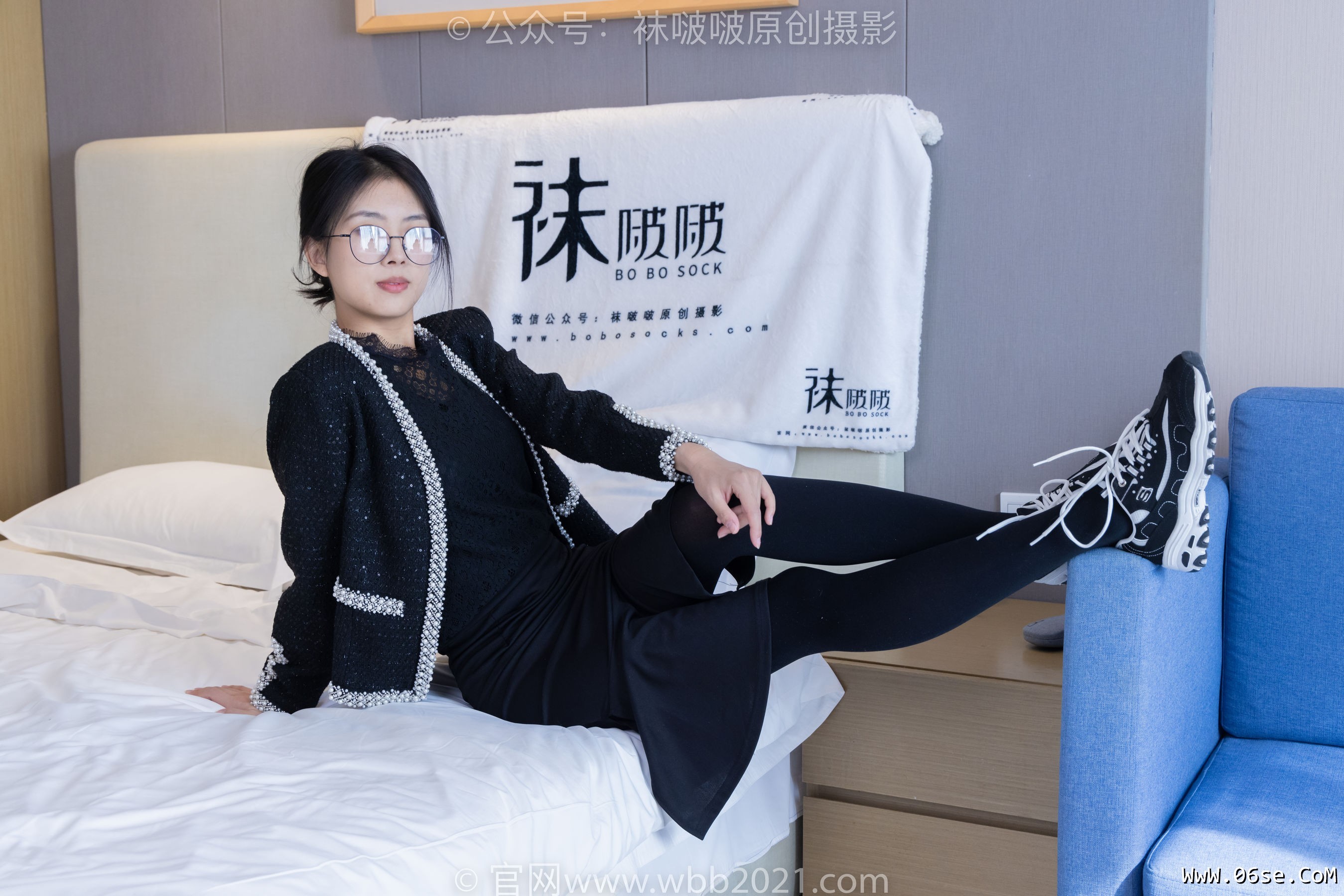 图片[19]-BoBoSocks袜啵啵 No.378 奶油 -短靴、运动鞋、厚黑丝、厚灰丝[190P]-六色网