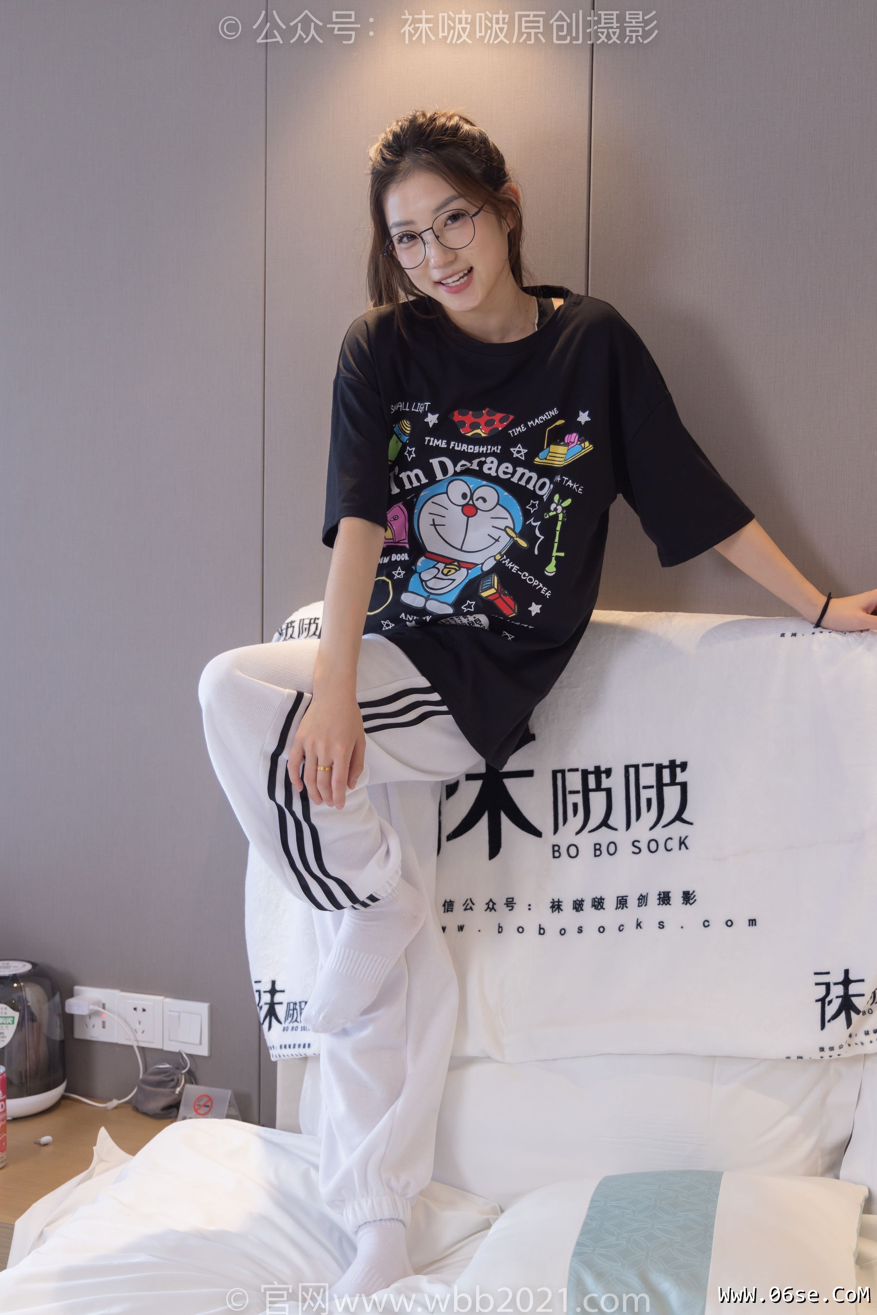 图片[29]-BoBoSocks袜啵啵 No.382 小沫 -板鞋、白棉袜[143P]-六色网