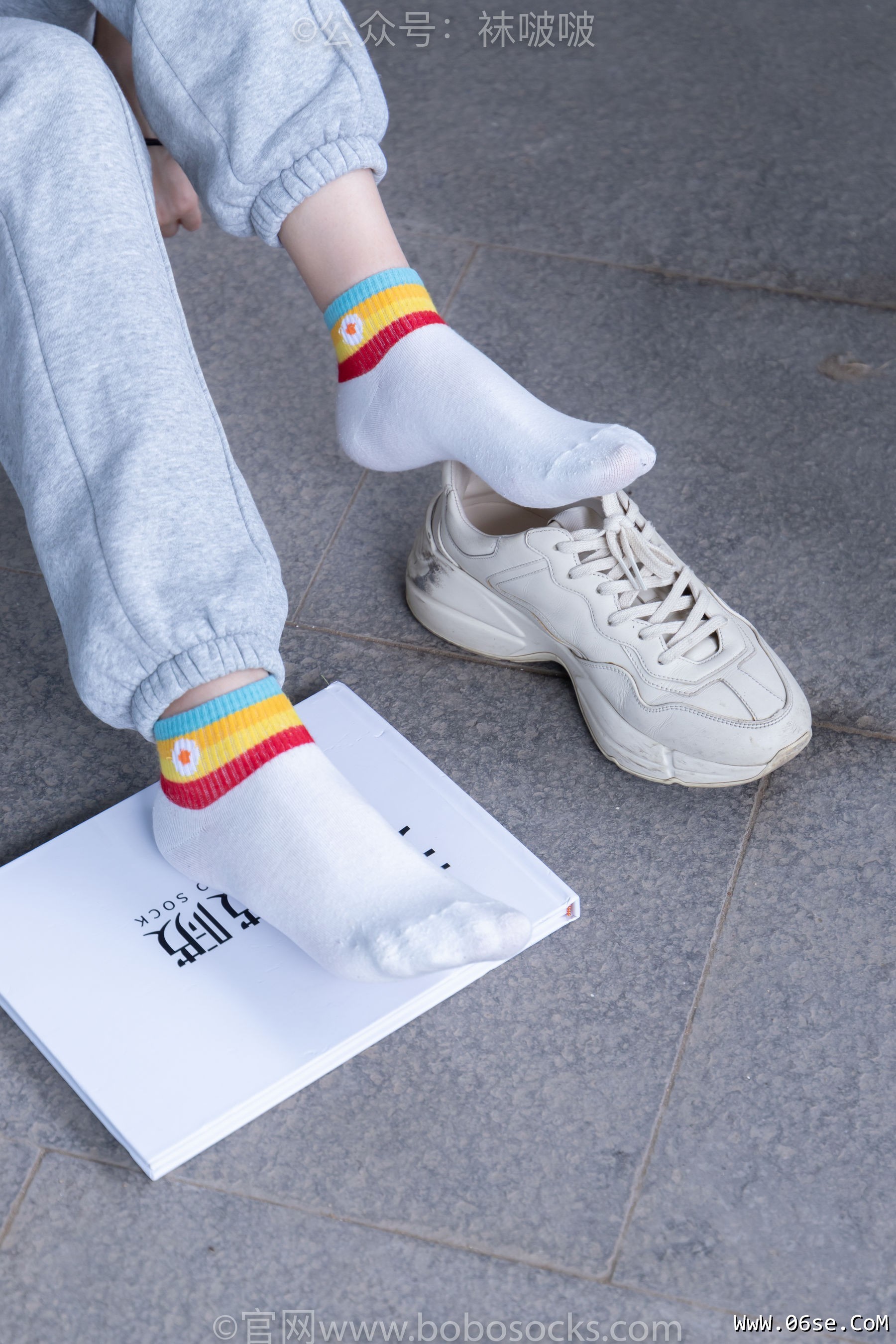 图片[65]-BoBoSocks袜啵啵 No.012 泡芙-运动鞋、白棉袜、裸足[132P]-六色网