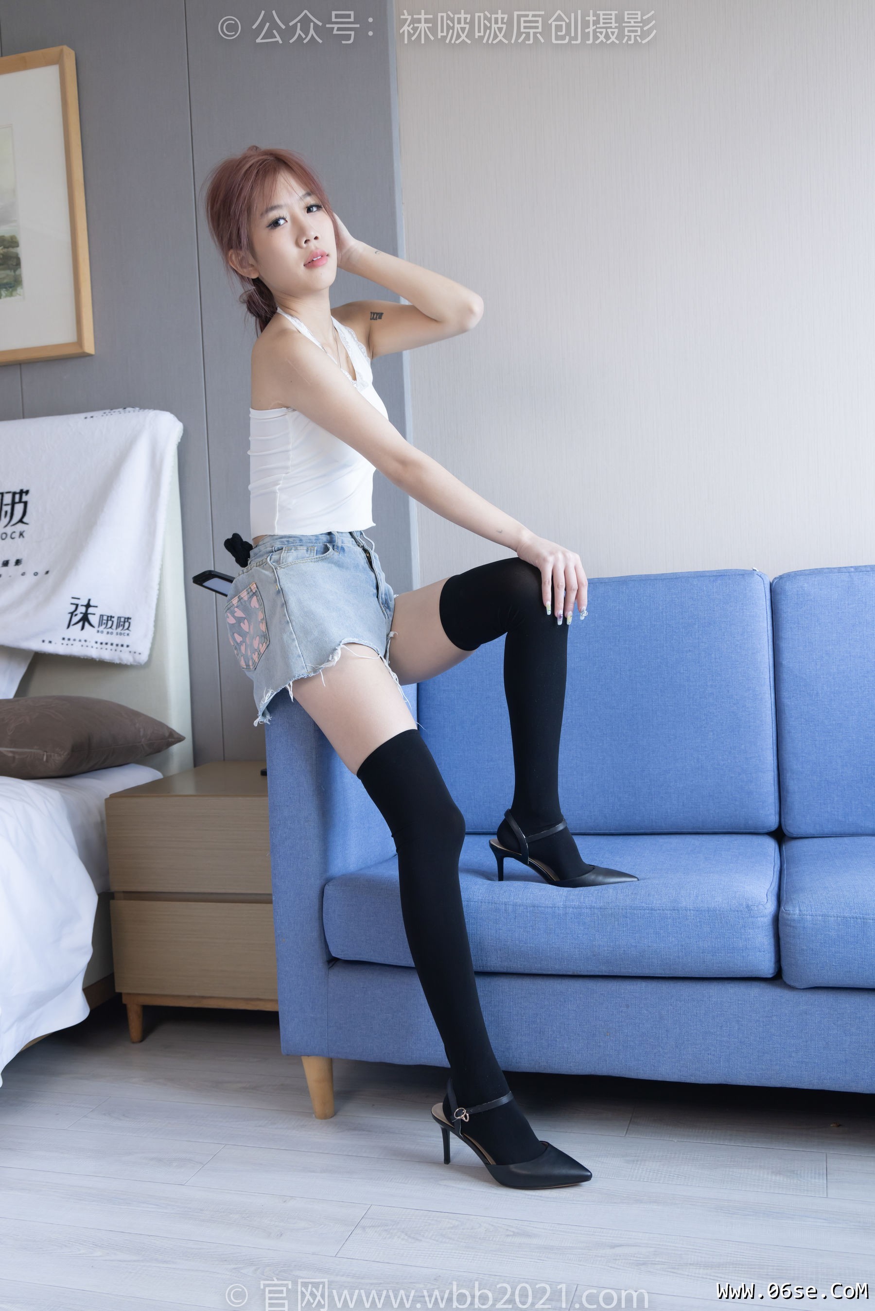 图片[31]-BoBoSocks袜啵啵 No.264 果冻 -高跟鞋、贝壳头板鞋、黑丝大腿袜、白丝大腿袜[179P]-六色网