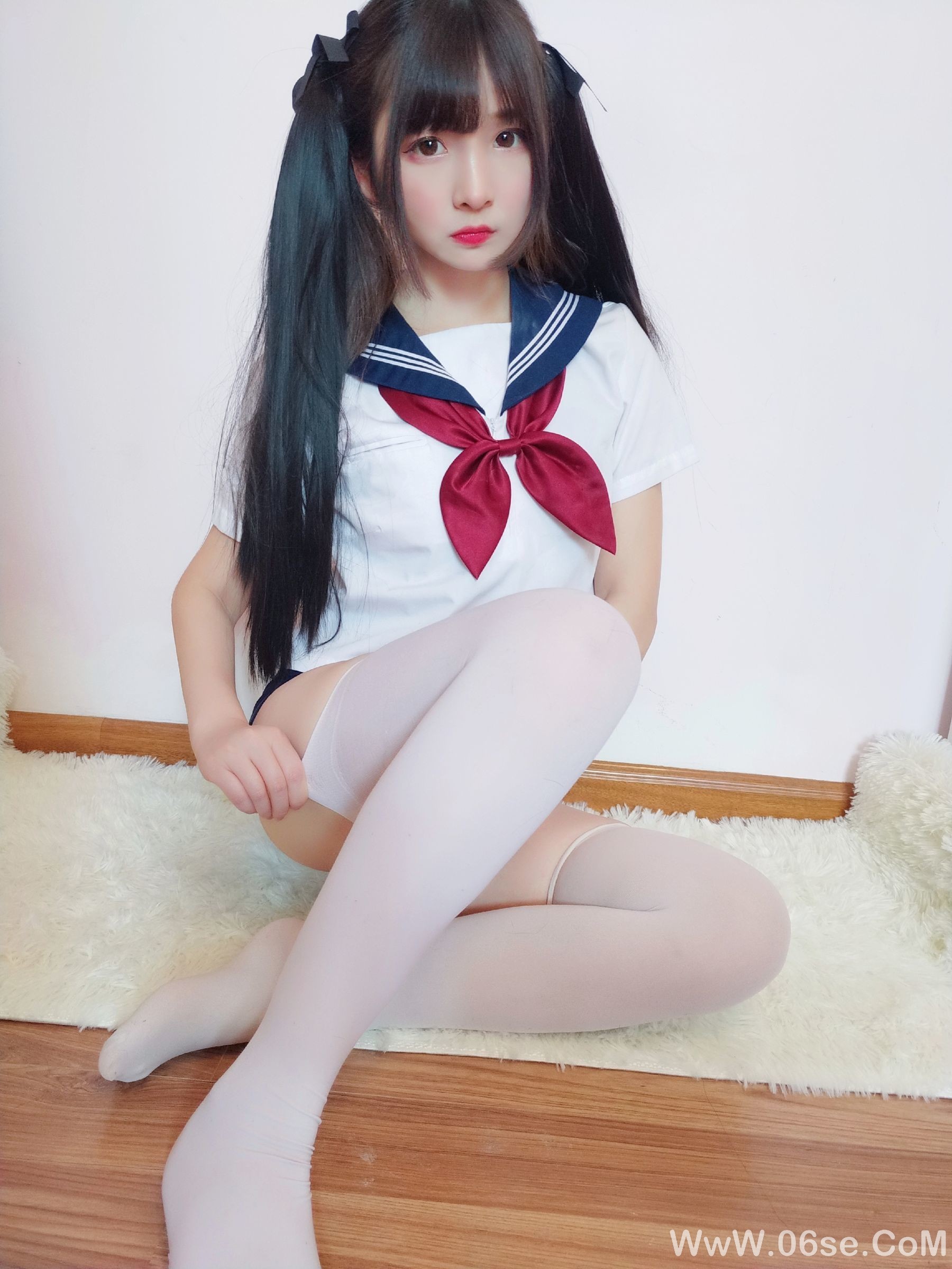 图片[12]-二次元美女古川kagura 水手服死库水[16P]-六色网