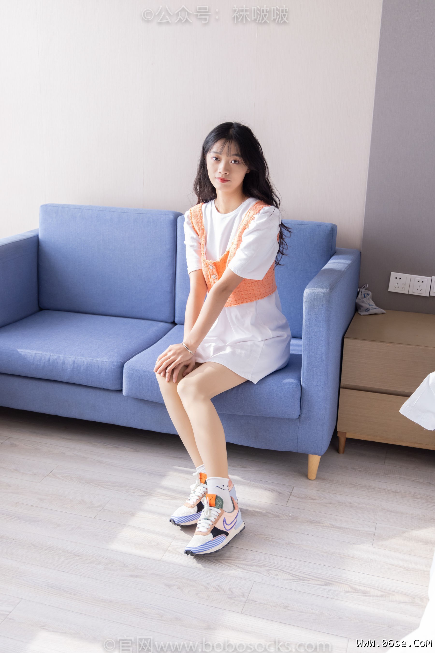 图片[8]-BoBoSocks袜啵啵 No.062 涵涵-运动鞋、白棉袜、厚肉丝[145P]-六色网