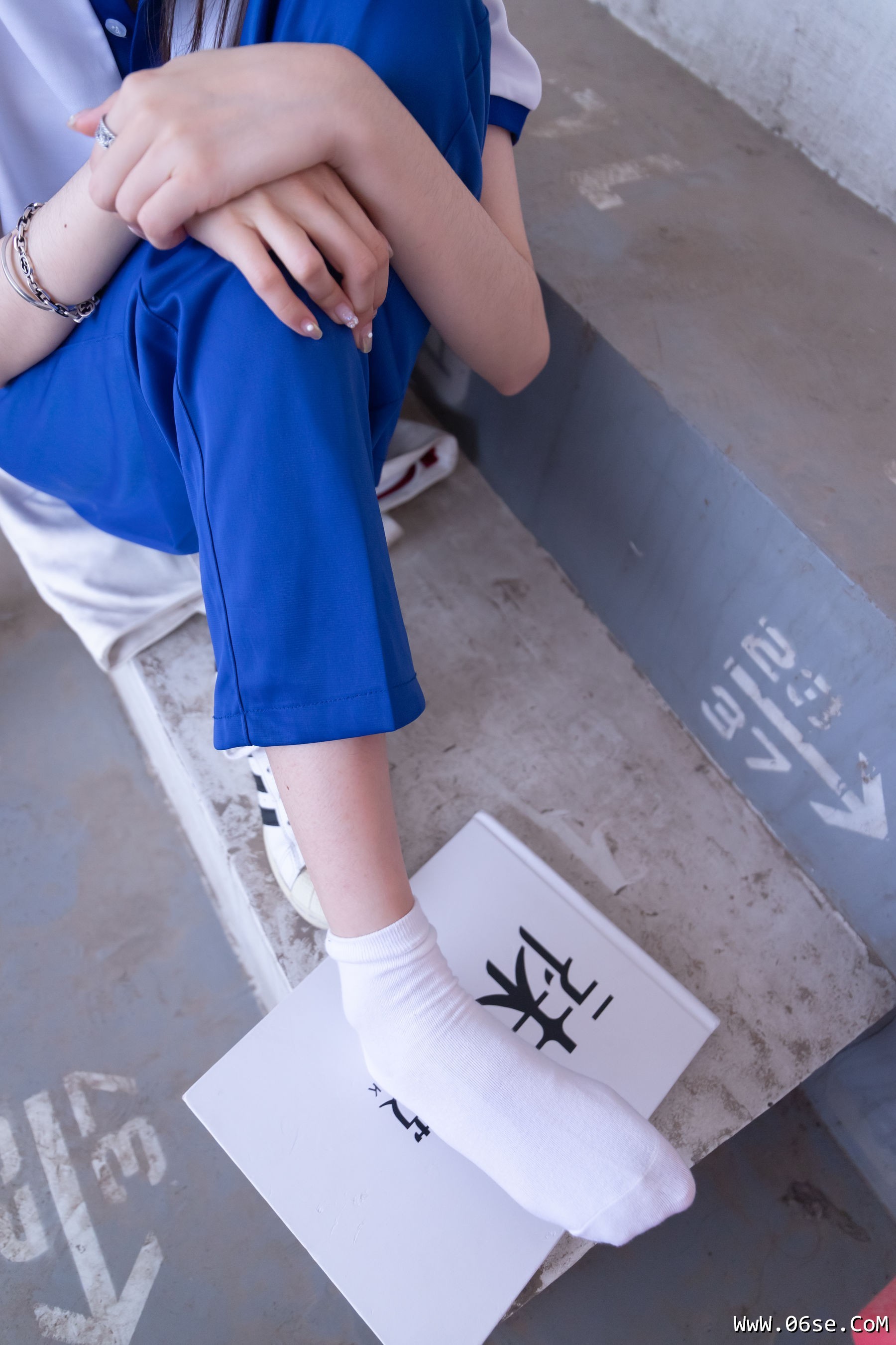 图片[56]-BoBoSocks袜啵啵 No.002 稚予-校服、贝壳头、白棉袜、裸足[139P]-六色网