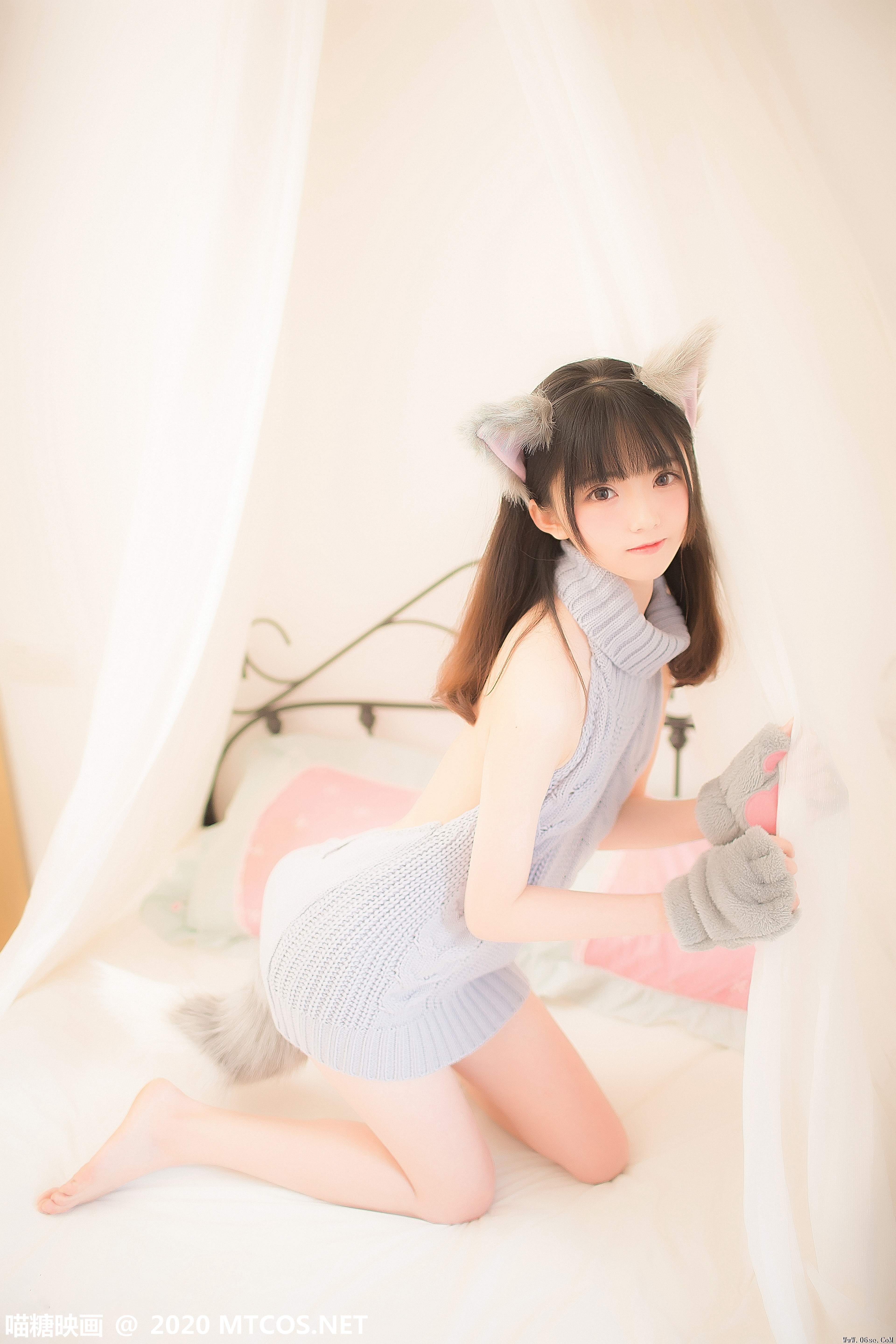 图片[7]-喵糖映画 VOL.274 萌娘的蓝色毛衣 [34P-487MB]-六色网