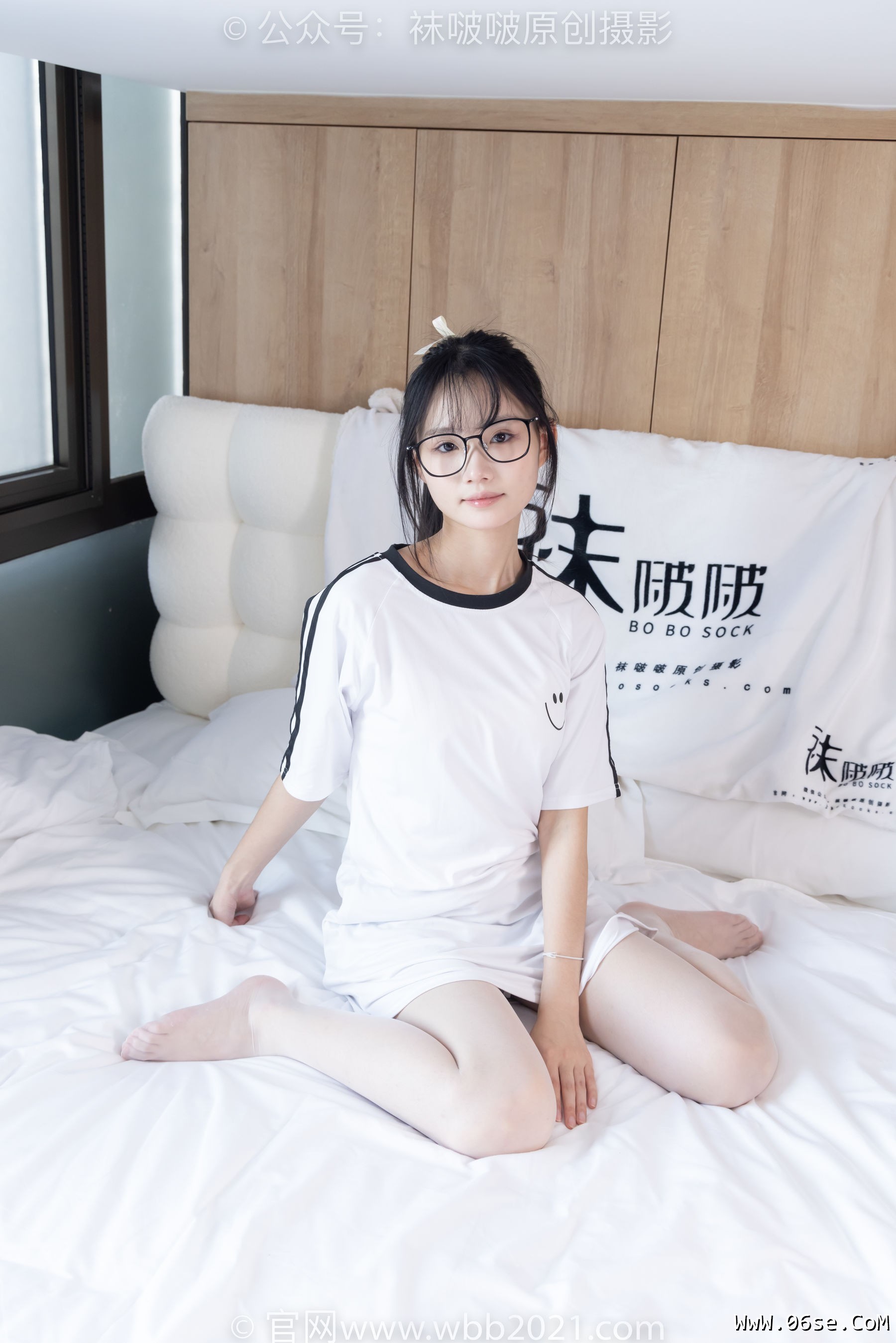 图片[19]-BoBoSocks袜啵啵 No.376 甜甜圈 -运动鞋、堆堆袜套、白丝[150P]-六色网