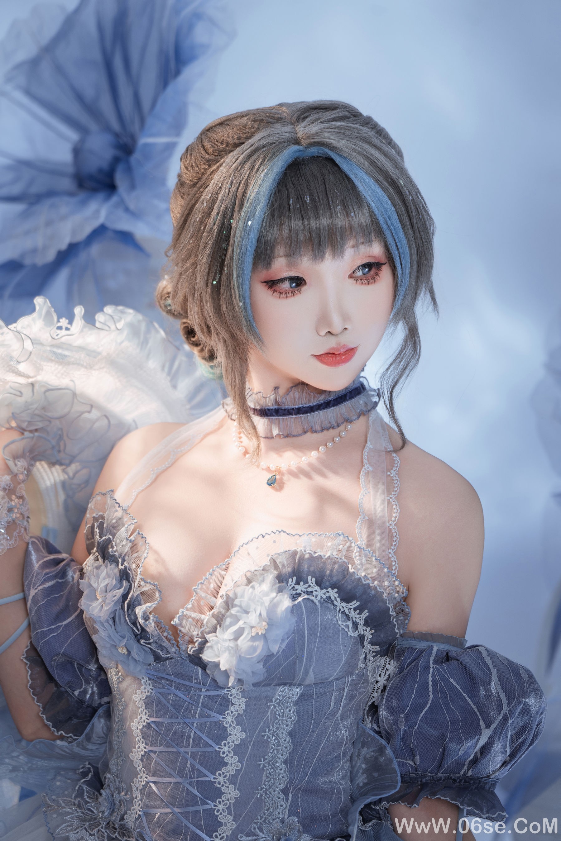 图片[5]-可爱人气Coser 面饼仙儿 – 碧蓝航线 柴郡礼服[21P]-六色网