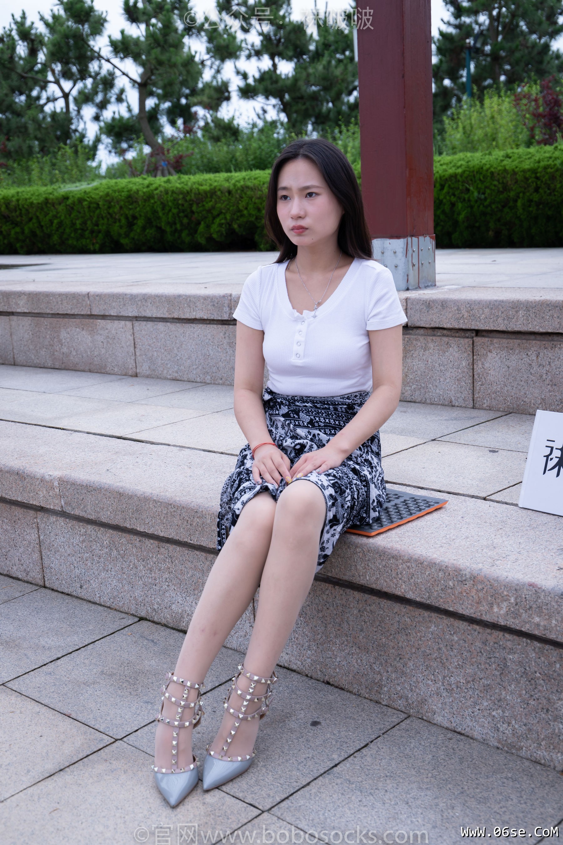 图片[37]-BoBoSocks袜啵啵 No.014 思思-华伦天奴高跟鞋、肉丝[140P]-六色网
