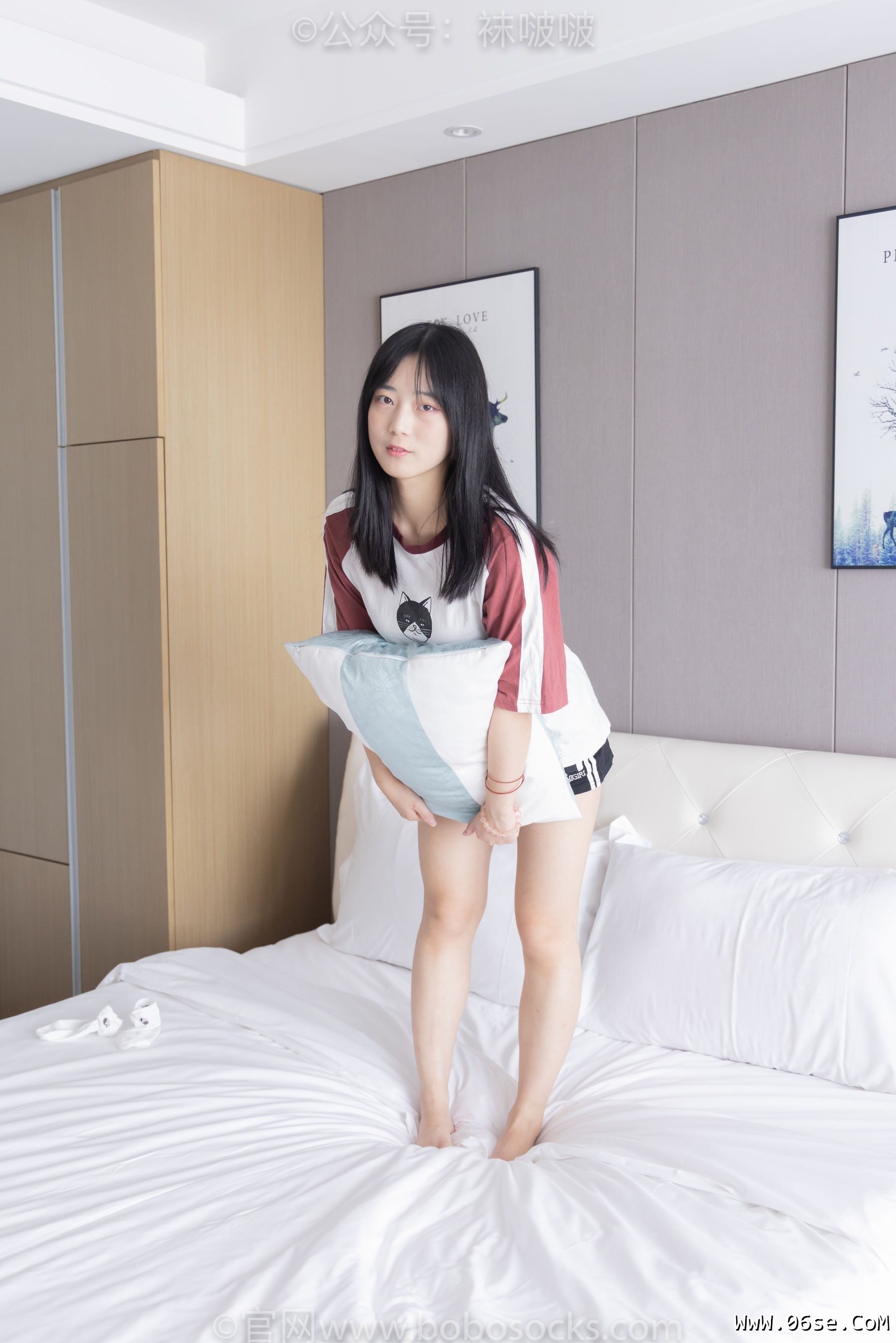 图片[124]-BoBoSocks袜啵啵 No.036 菠萝-帆布鞋、白棉袜、裸足[138P]-六色网