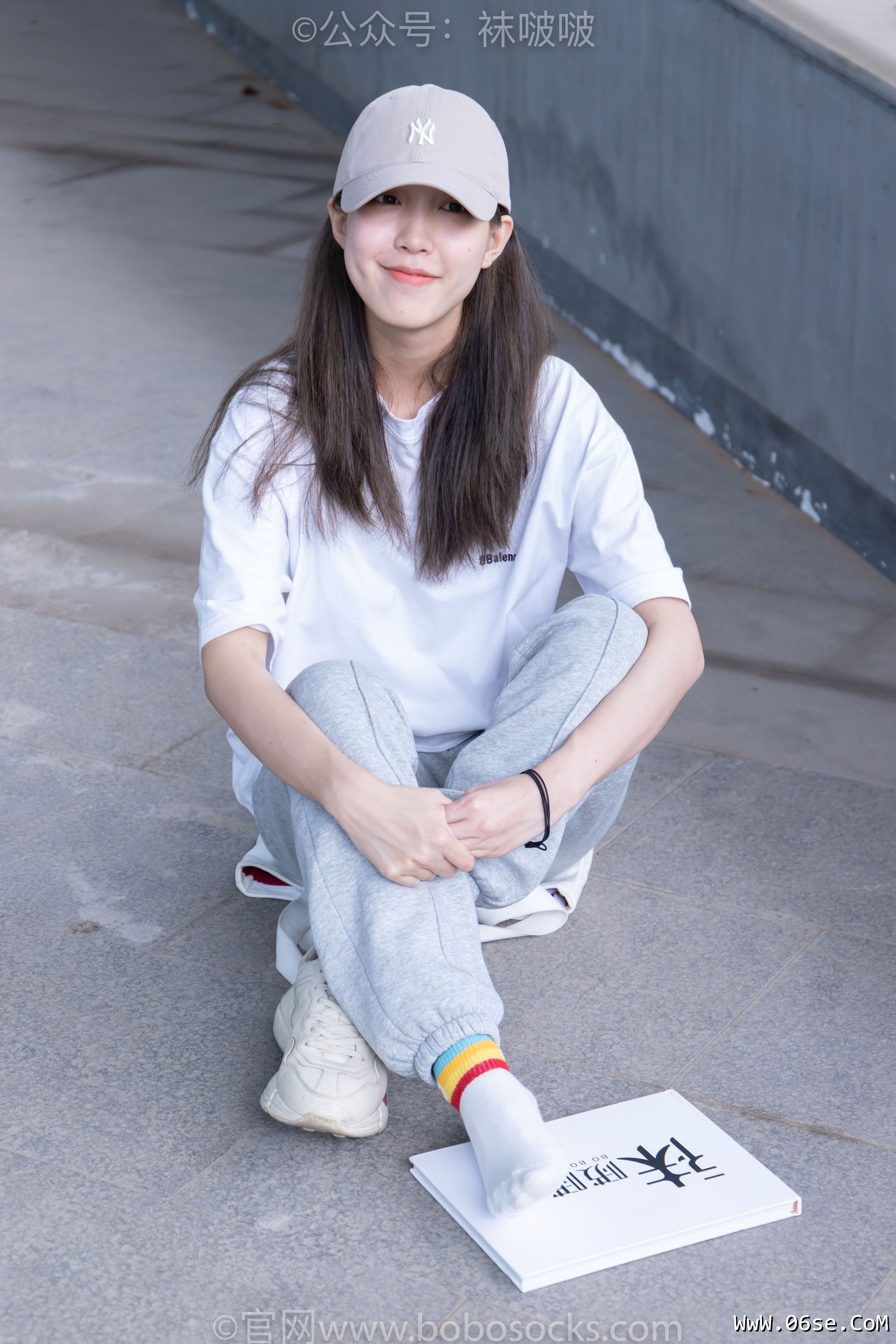 图片[53]-BoBoSocks袜啵啵 No.012 泡芙-运动鞋、白棉袜、裸足[132P]-六色网