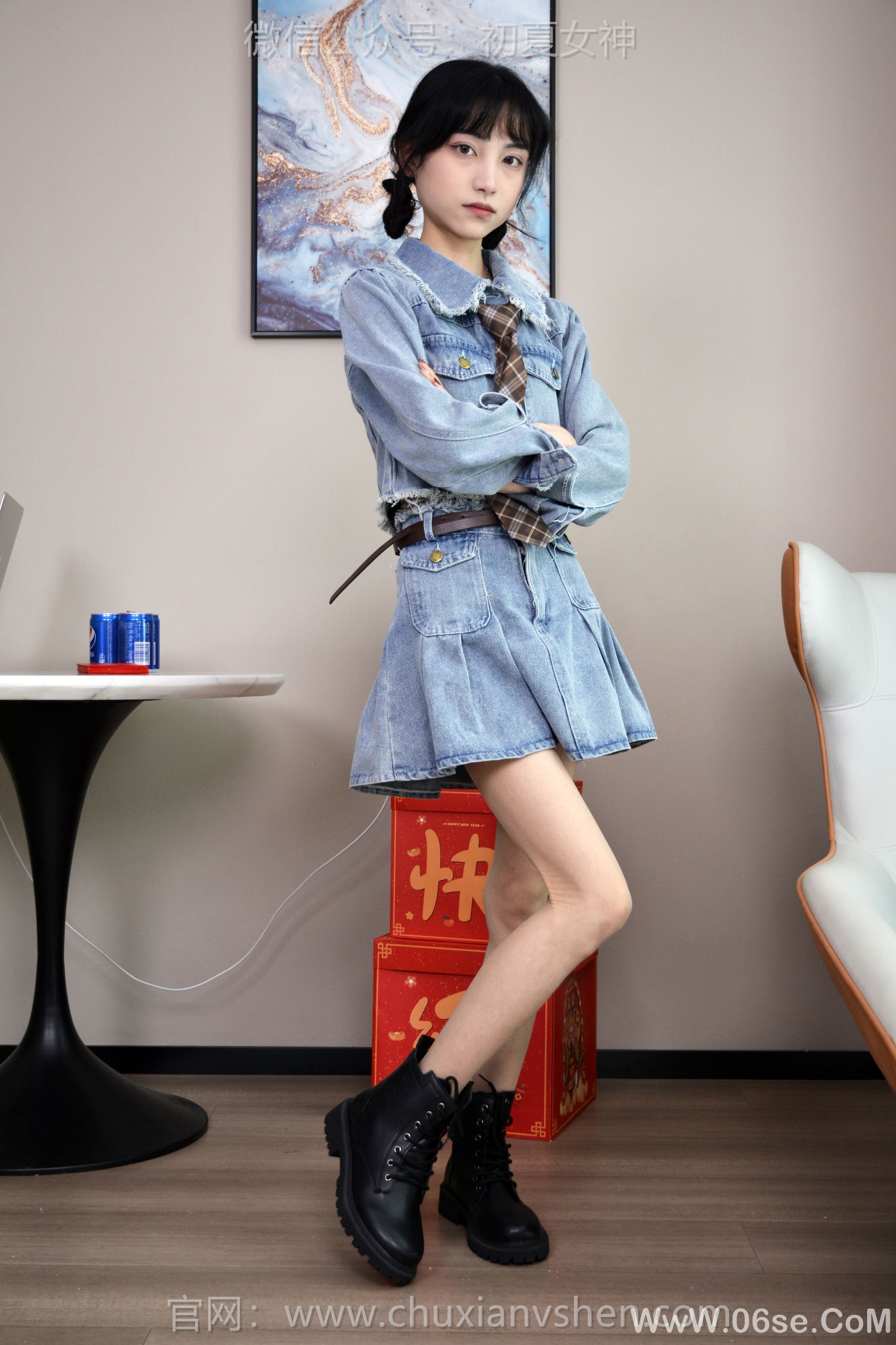 图片[17]-初夏女神 No.247 柒柒 浪漫牛仔[140P]-六色网
