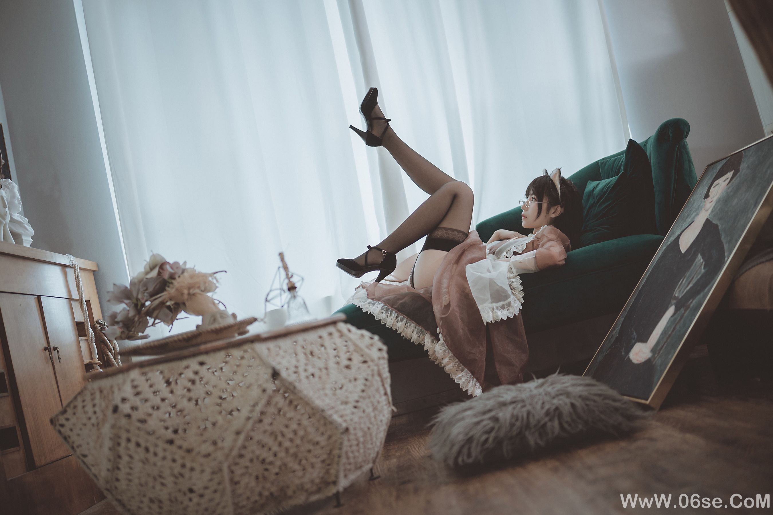 图片[27]-COSER美女逐月su 透明女仆[46P]-六色网