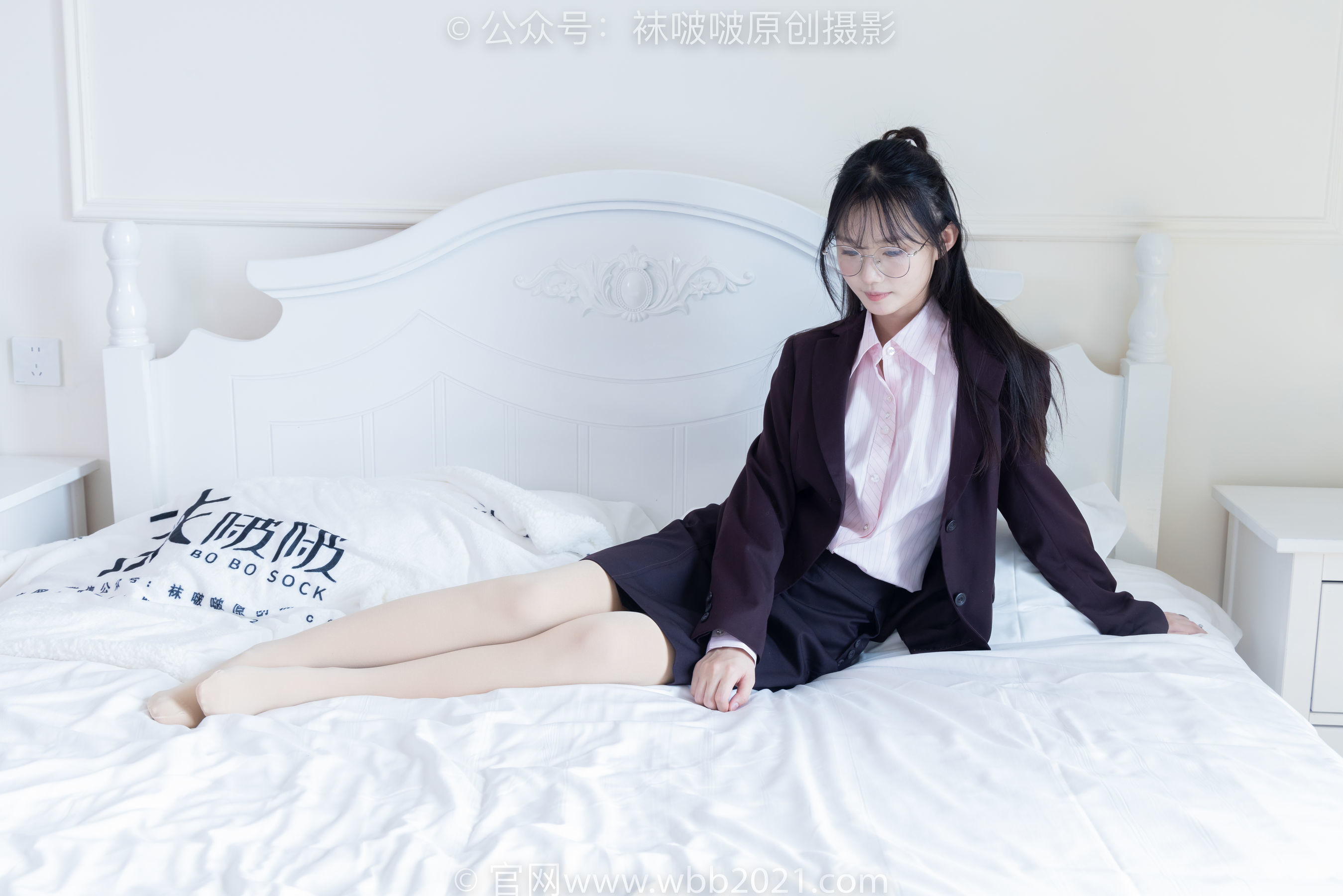 图片[224]-BoBoSocks袜啵啵 No.362 甜甜圈 -两双皮鞋、厚肉丝、厚黑丝、ol制服[230P]-六色网