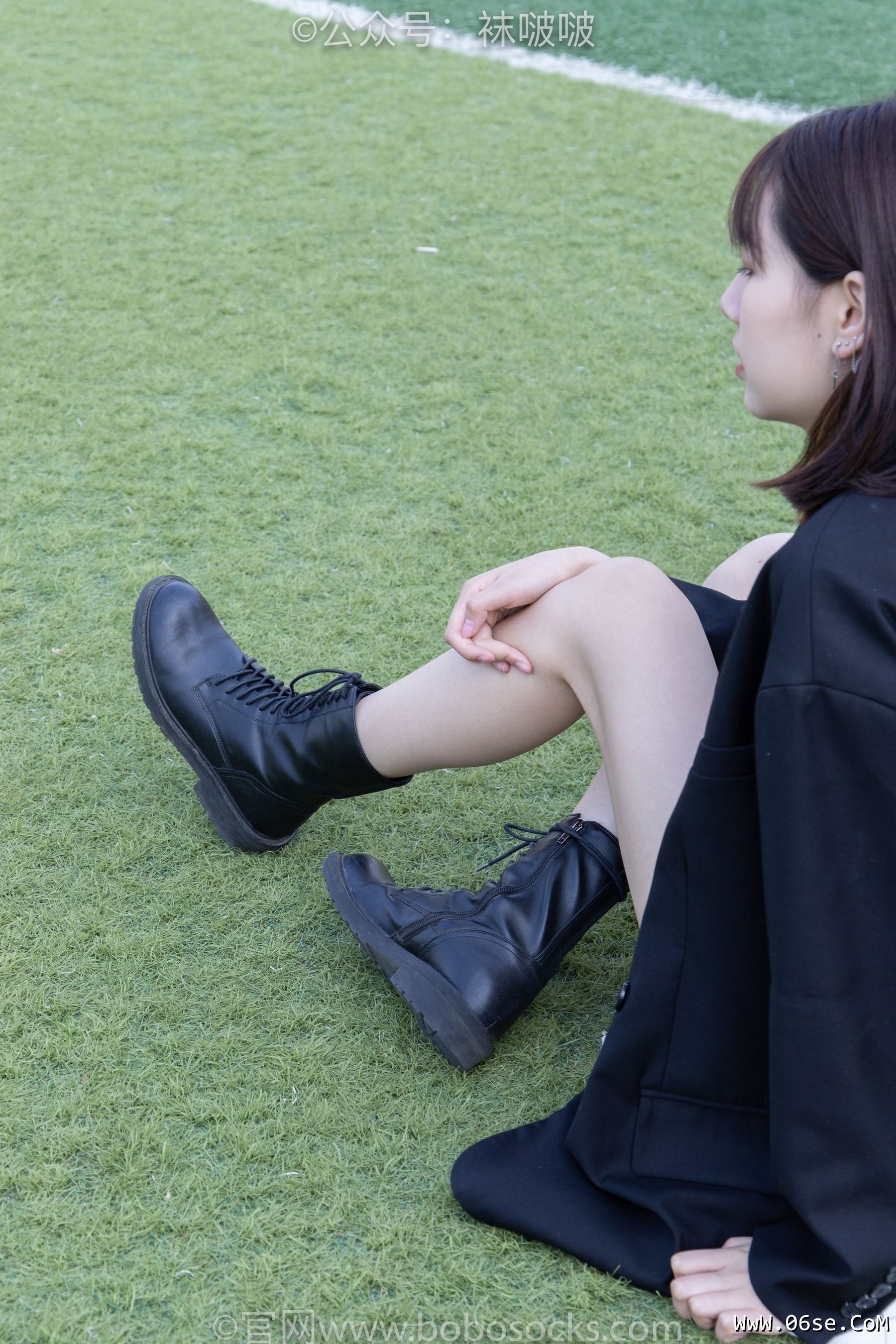 图片[33]-BoBoSocks袜啵啵 No.010 小甜豆-马丁靴、白色短棉袜、裸足[117P]-六色网