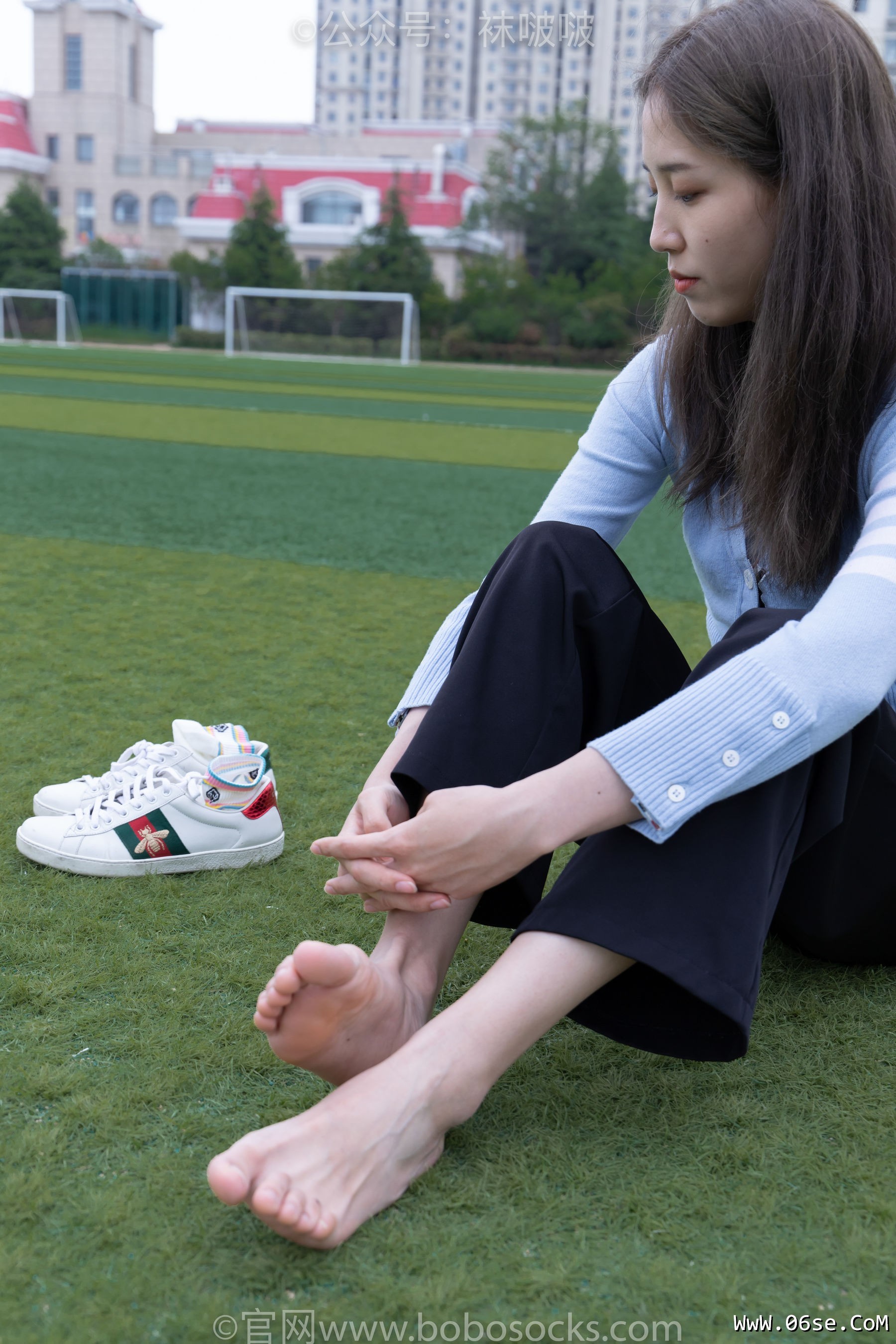 图片[114]-BoBoSocks袜啵啵 No.021 泡芙-板鞋、白棉袜、裸足[131P]-六色网