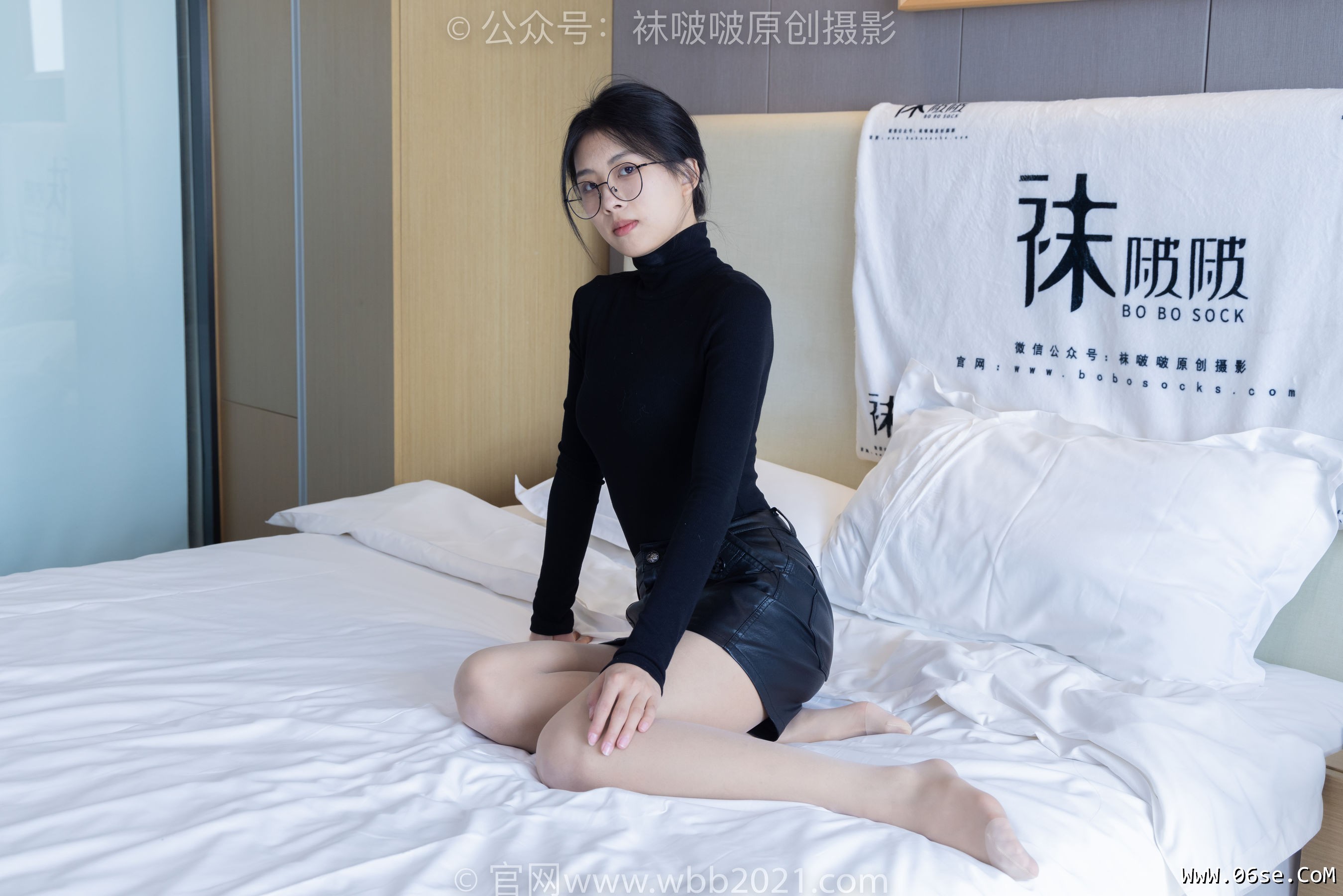 图片[100]-BoBoSocks袜啵啵 No.342 奶油 -平底鞋、肉丝、老头乐挠脚心剧情[140P]-六色网