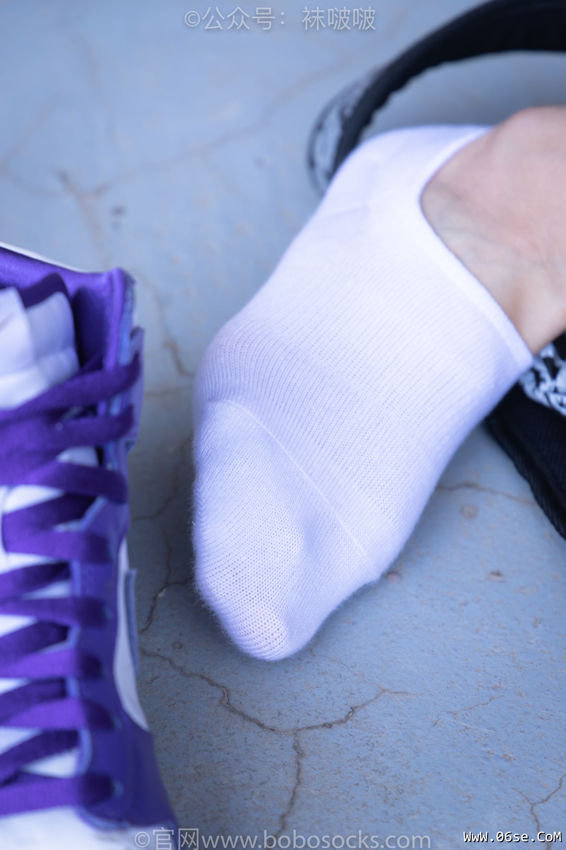 图片[34]-BoBoSocks袜啵啵 积分限定作品002 泡芙- AJ、白色棉质船袜、裸足[135P]-六色网