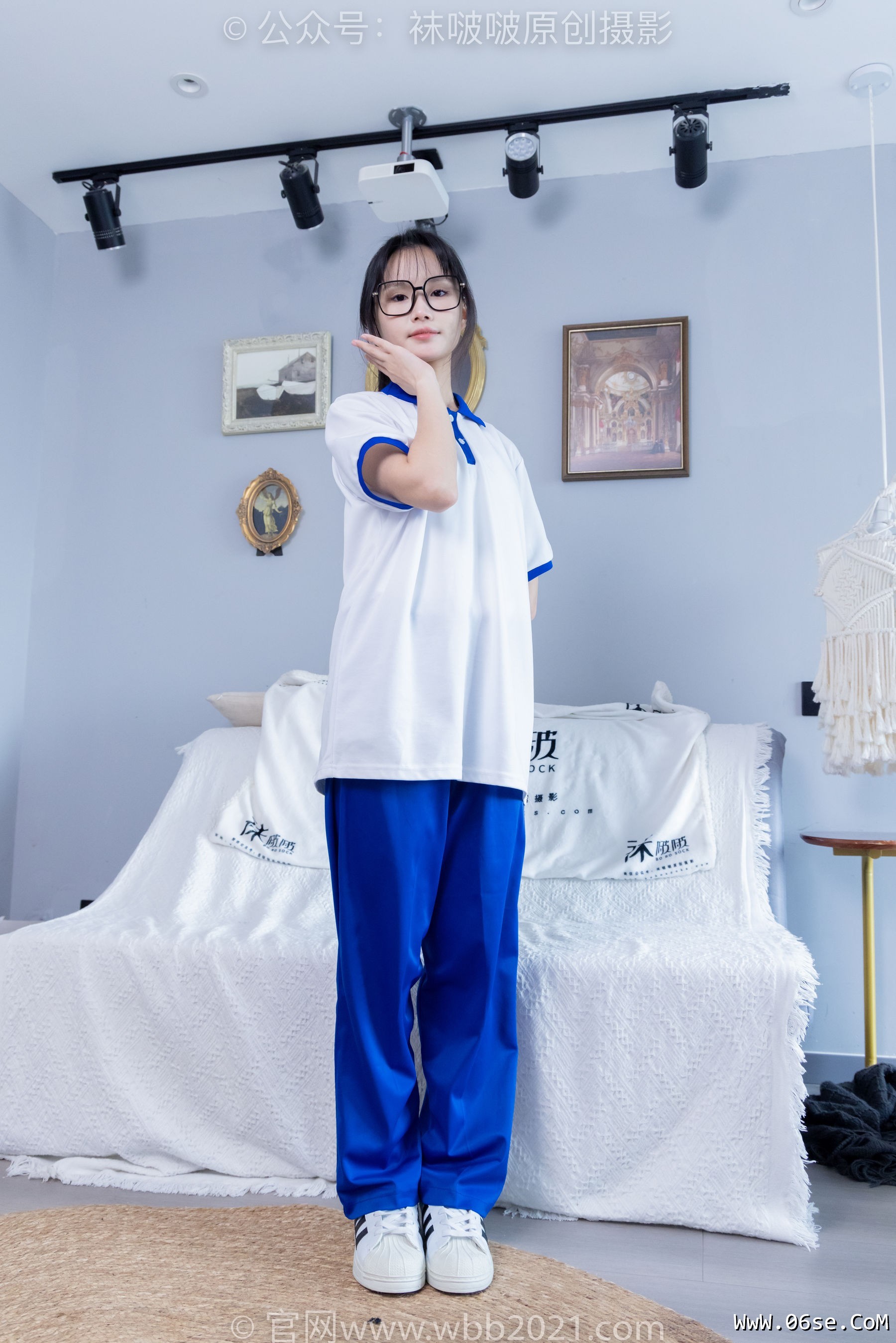 图片[63]-BoBoSocks袜啵啵 No.351 甜甜圈 -板鞋、白棉袜、肉丝、校服裤里丝[150P]-六色网