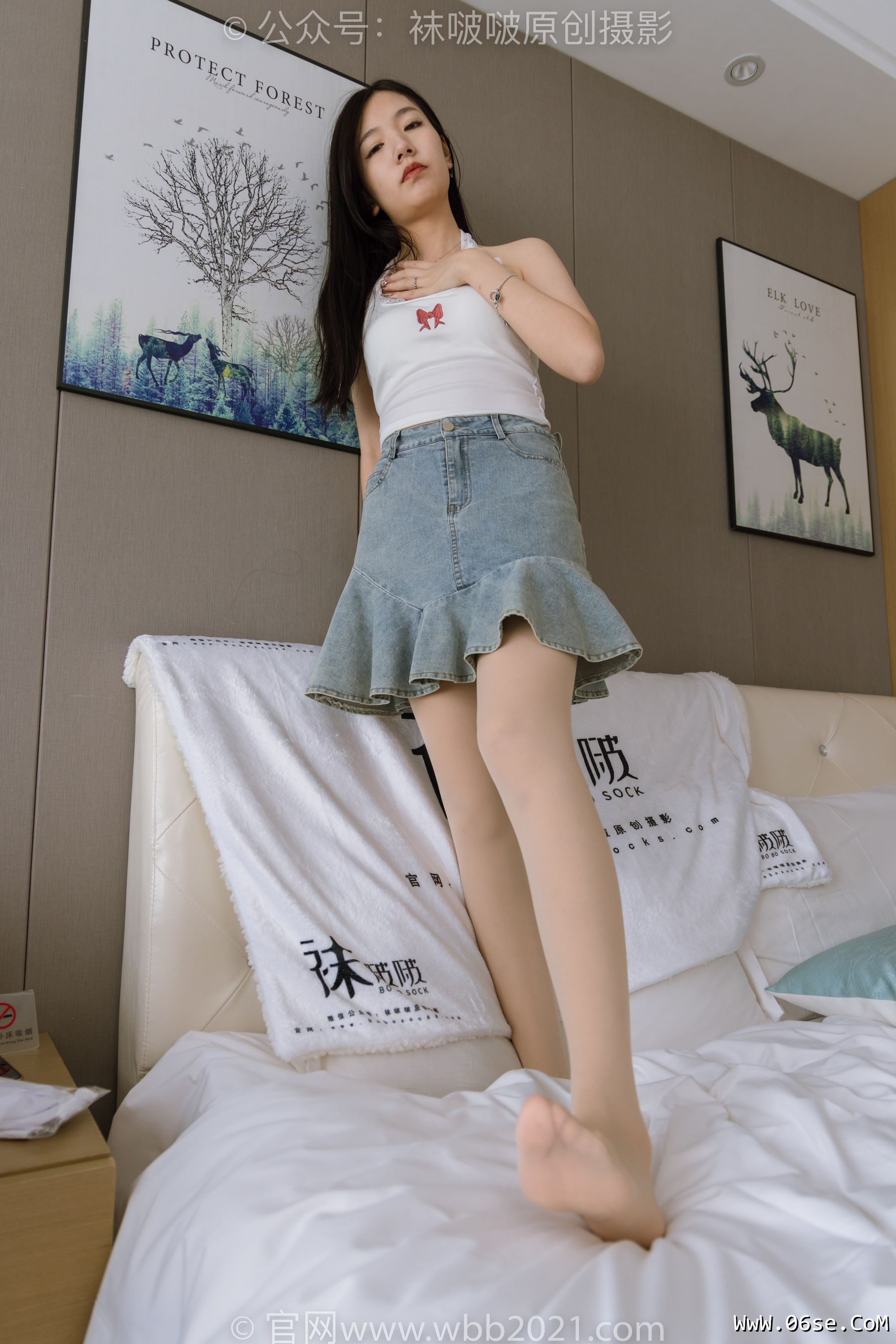 图片[18]-BoBoSocks袜啵啵 No.408 小甜豆 -高跟鞋、厚肉丝、丝袜和裸足踩奶油蛋糕和泡芙剧情[157P] (1)-六色网