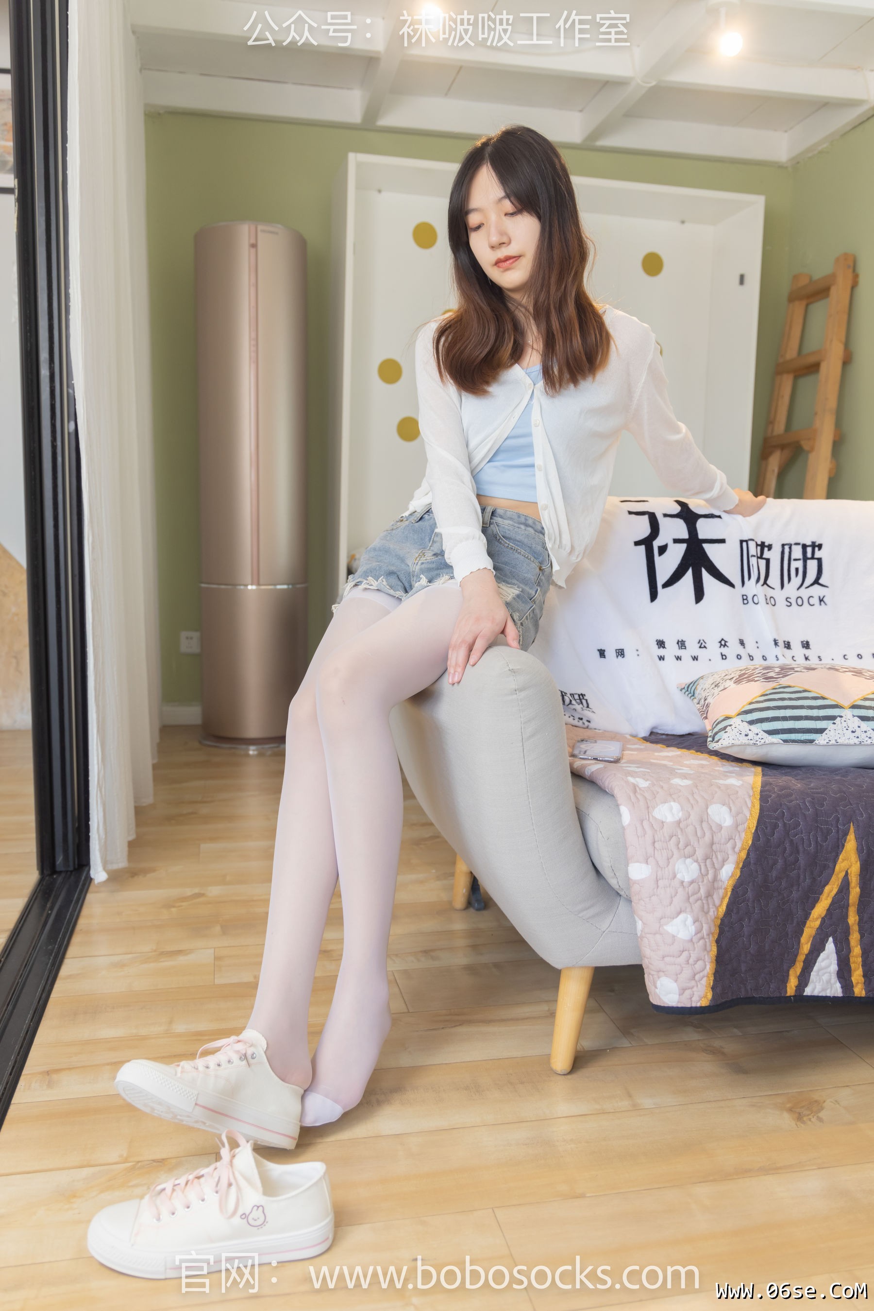 图片[44]-BoBoSocks袜啵啵 No.102 小甜豆-板鞋、白丝[140P]-六色网