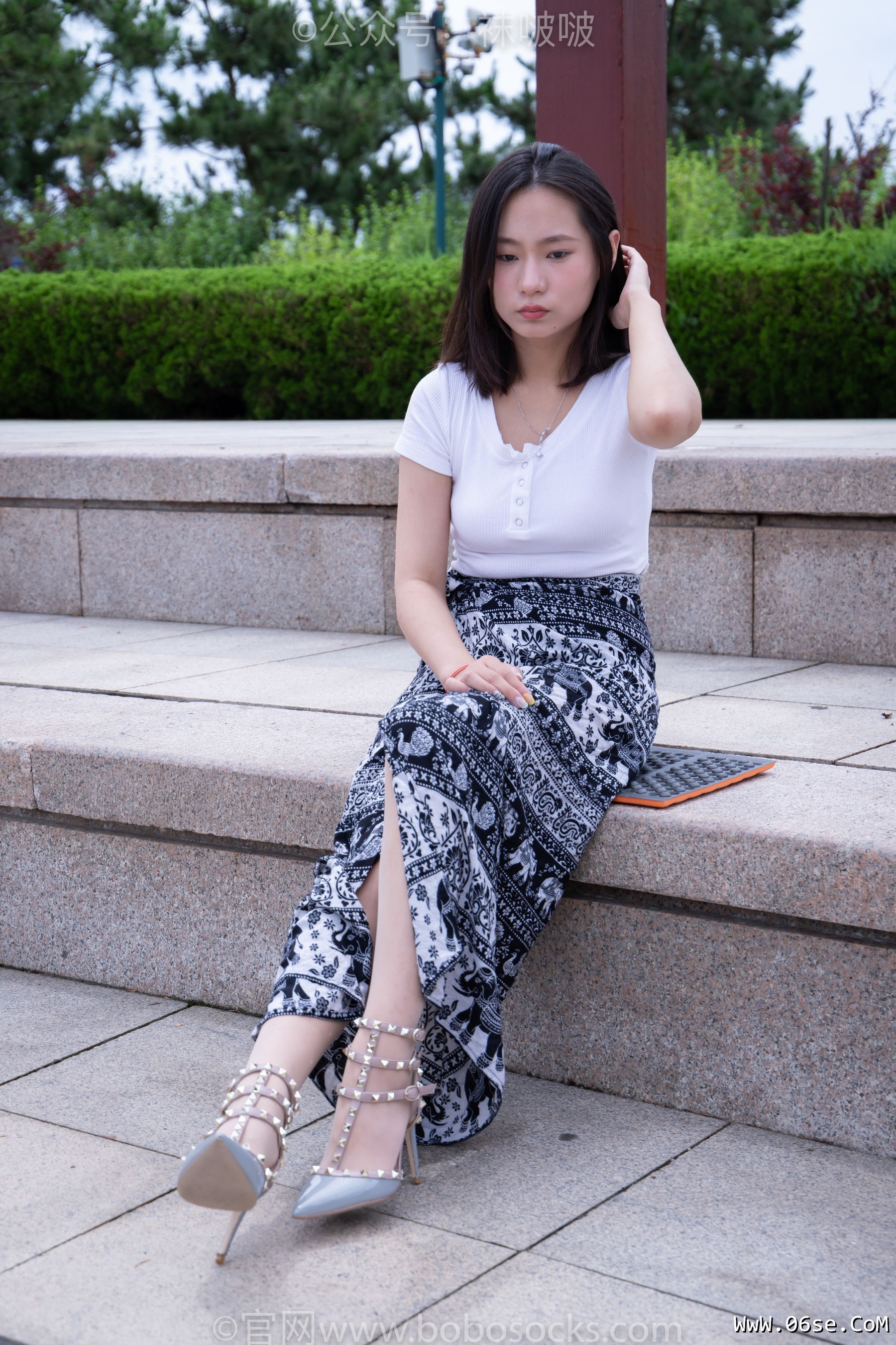 图片[56]-BoBoSocks袜啵啵 No.014 思思-华伦天奴高跟鞋、肉丝[140P]-六色网