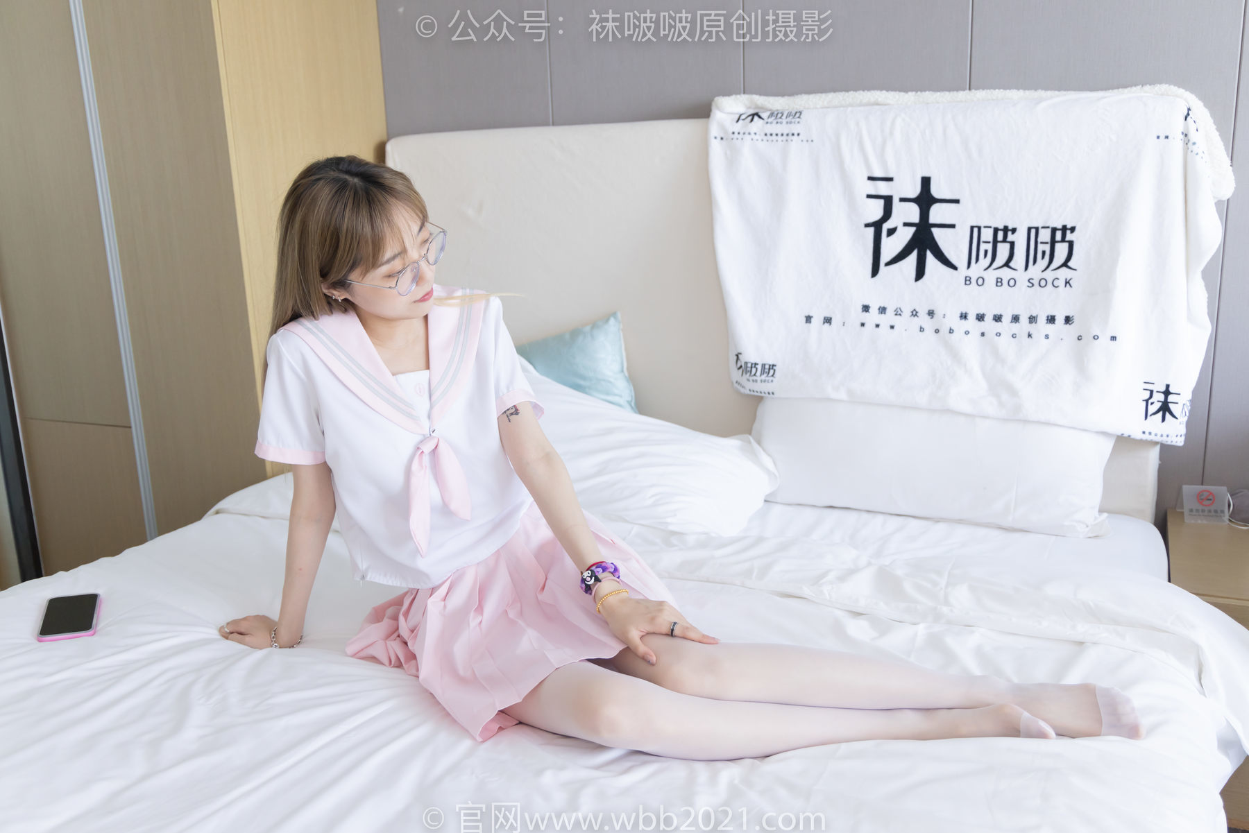 图片[30]-BoBoSocks袜啵啵 No.238 稚予-皮鞋、白丝、JK制服[153P]-六色网