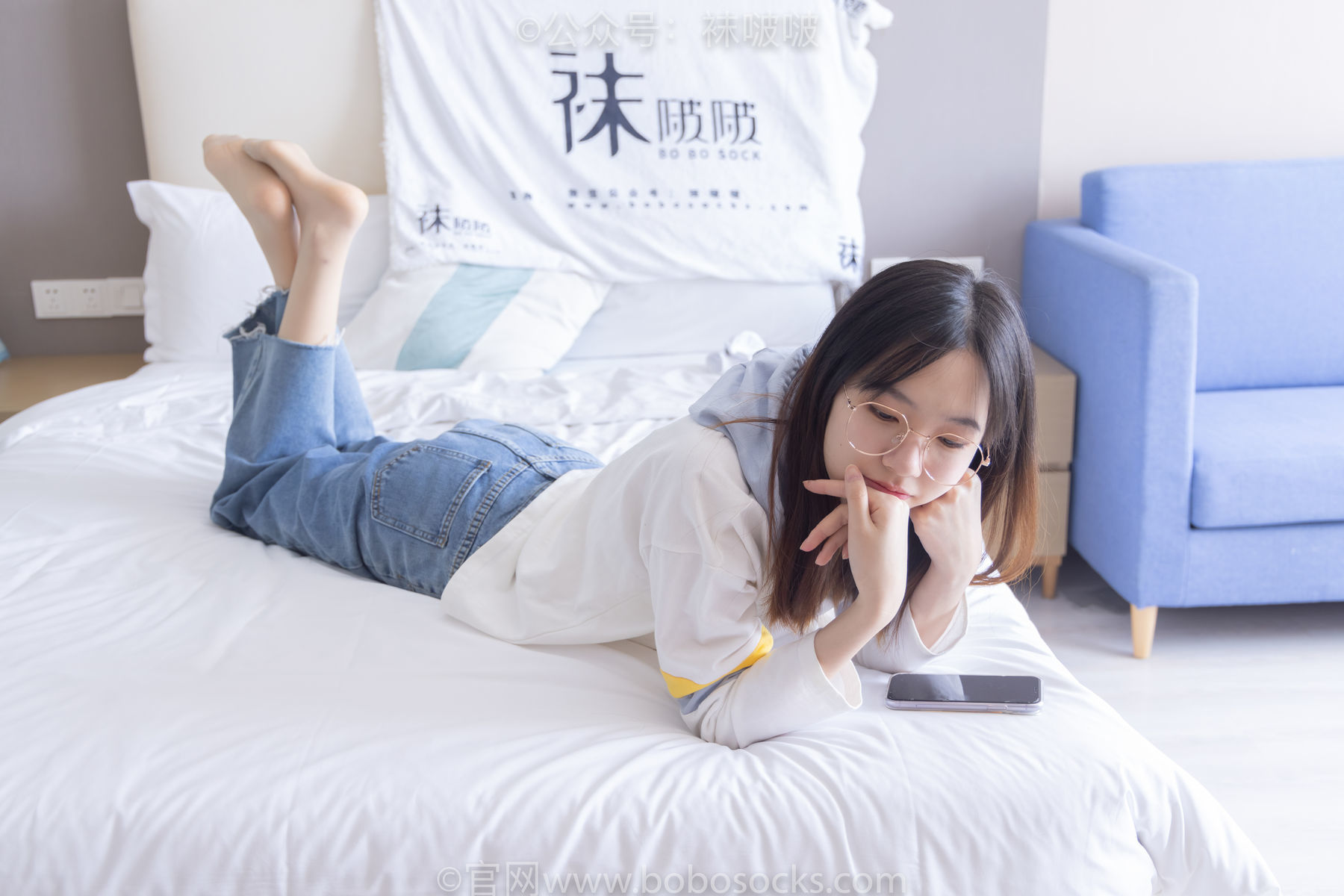 图片[111]-BoBoSocks袜啵啵 No.080 小甜豆-帆布鞋、白棉袜、肉丝[140P]-六色网
