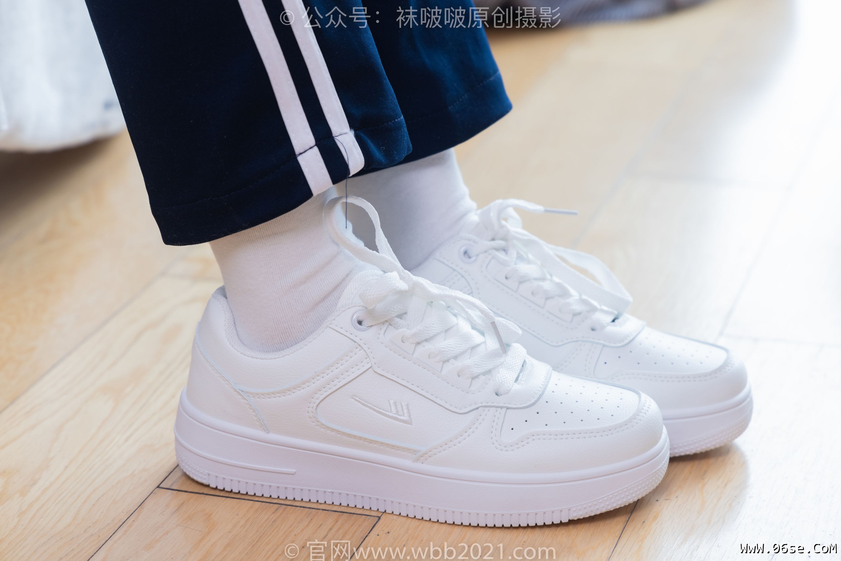 图片[96]-BoBoSocks袜啵啵 No.366 甜甜圈 -三双板鞋、白棉袜、短白丝[150P]-六色网