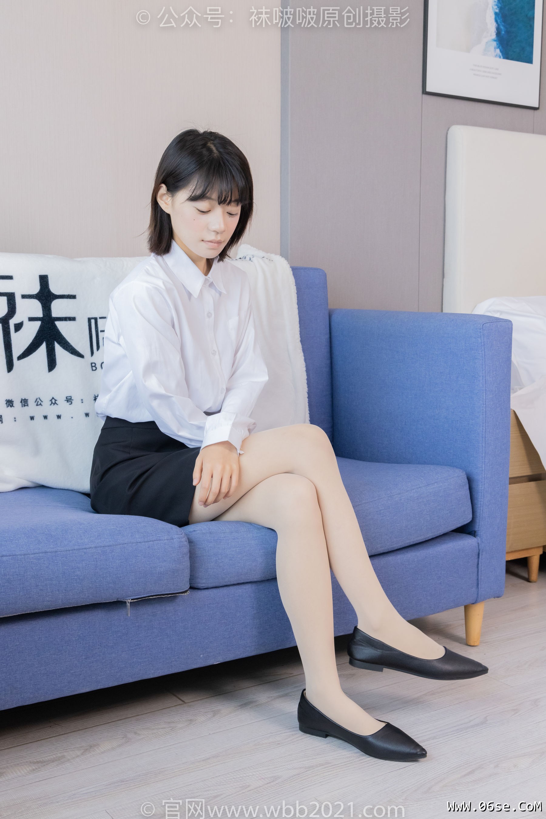 图片[48]-BoBoSocks袜啵啵 No.436 糯米 -OL制服、两双平底鞋、薄黑丝、厚肉丝[150P]-六色网