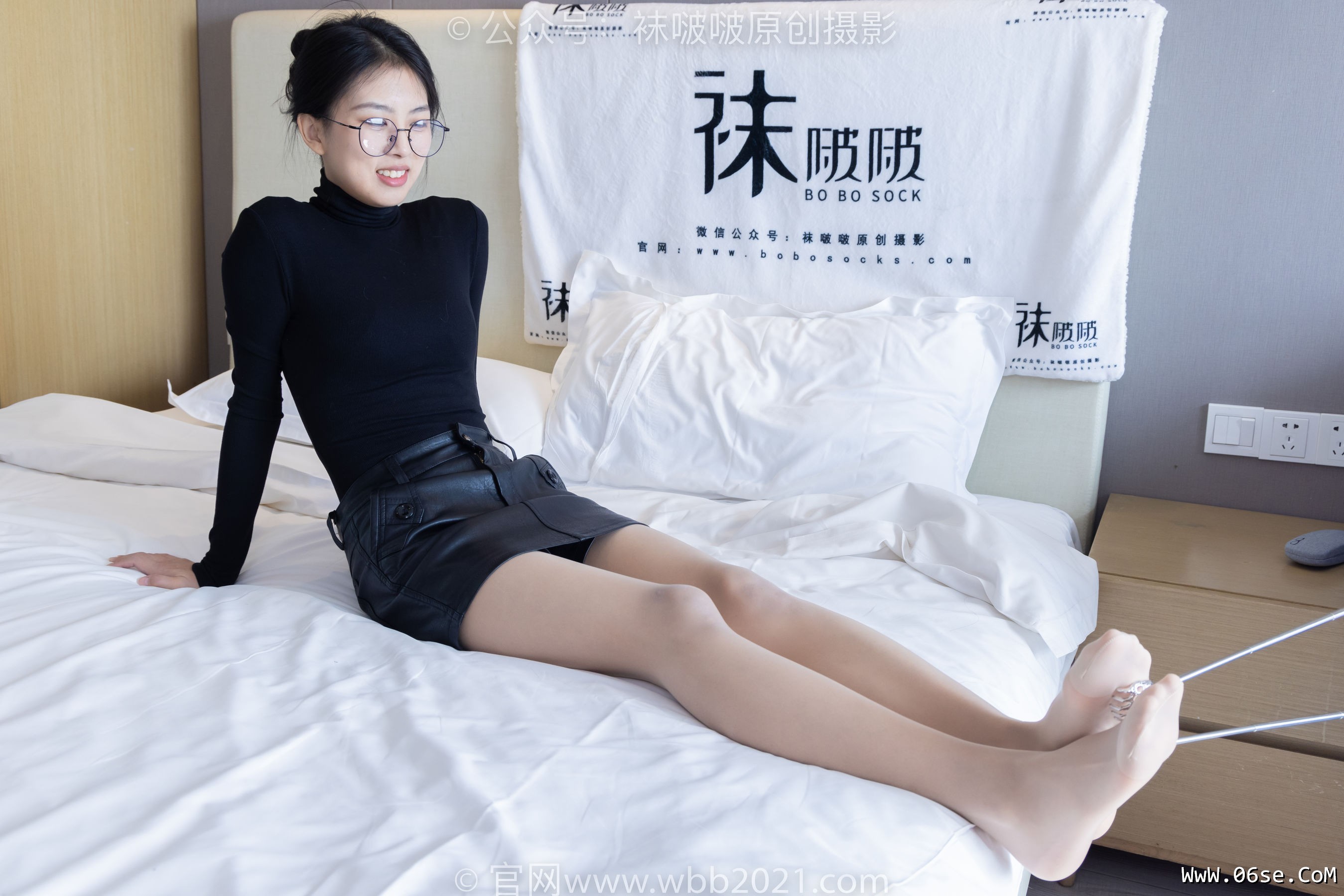 图片[137]-BoBoSocks袜啵啵 No.342 奶油 -平底鞋、肉丝、老头乐挠脚心剧情[140P]-六色网