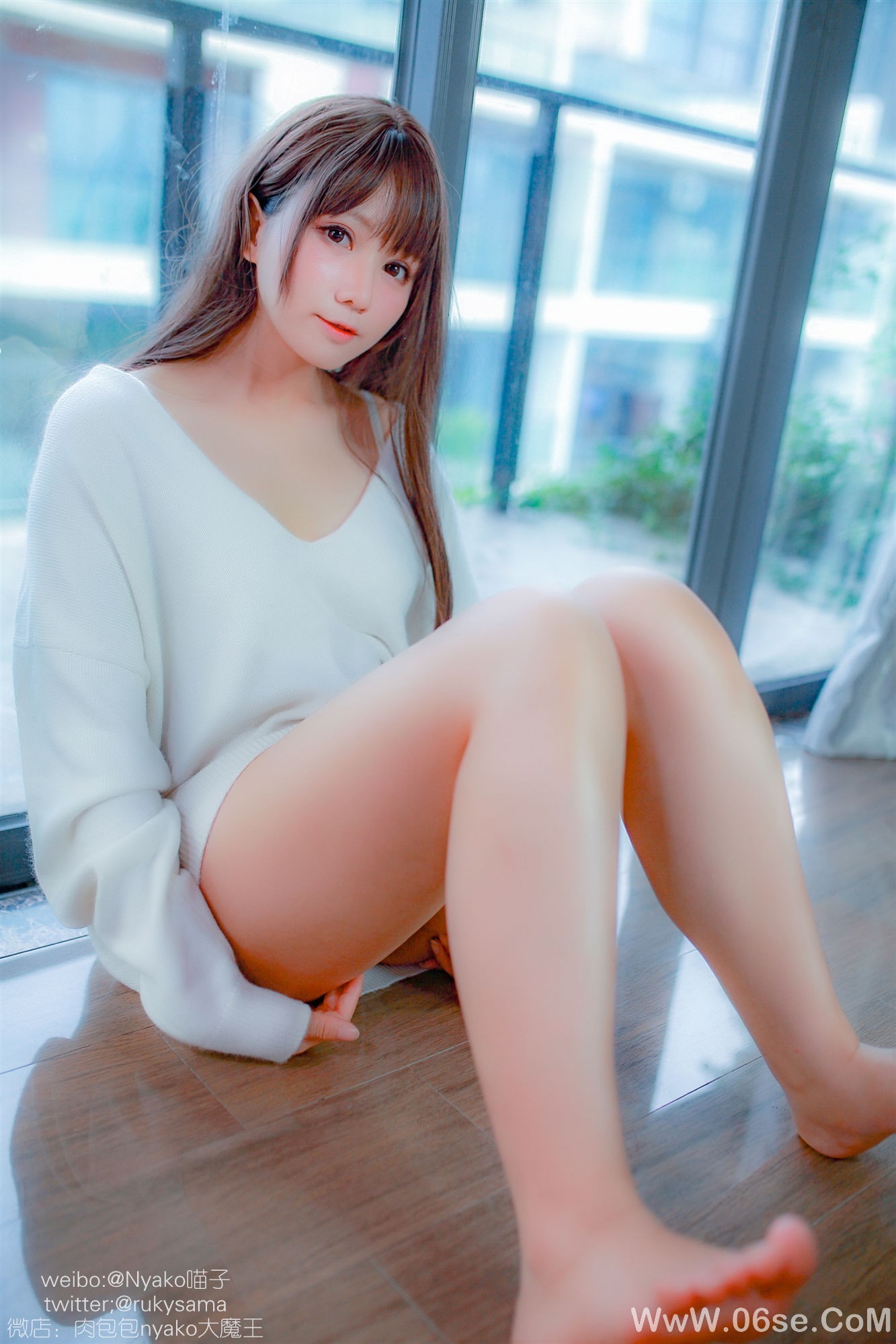 图片[54]-萌妹子Nyako喵子 欲求不满的老师[98P]-六色网