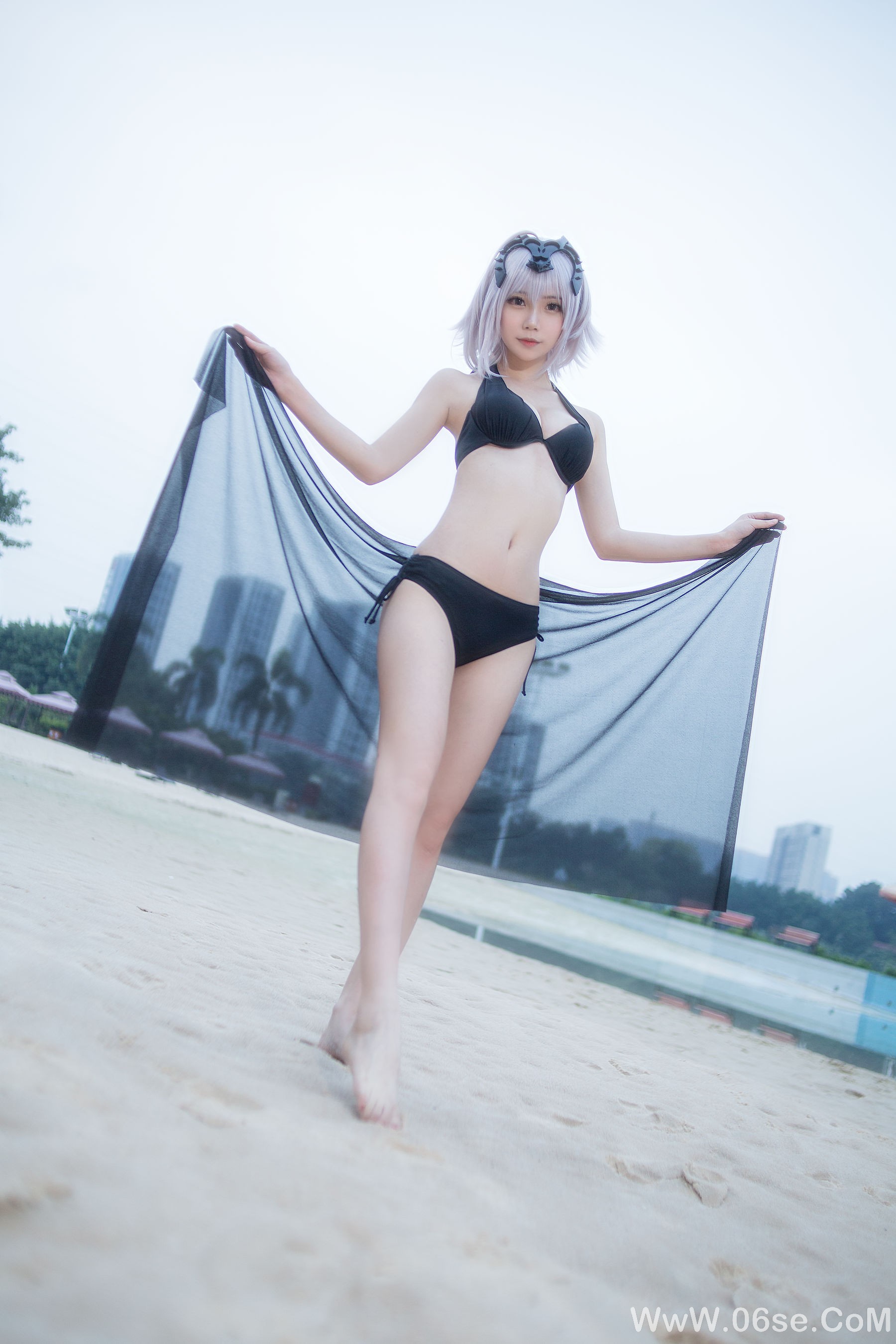 图片[18]-超人气Coser鳗鱼霏儿&大肉丸Amiee 贞德[58P]-六色网