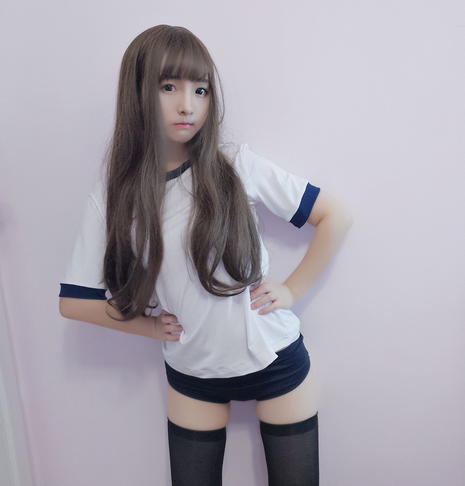 二次元美女古川kagura 体操服[14P]-六色网