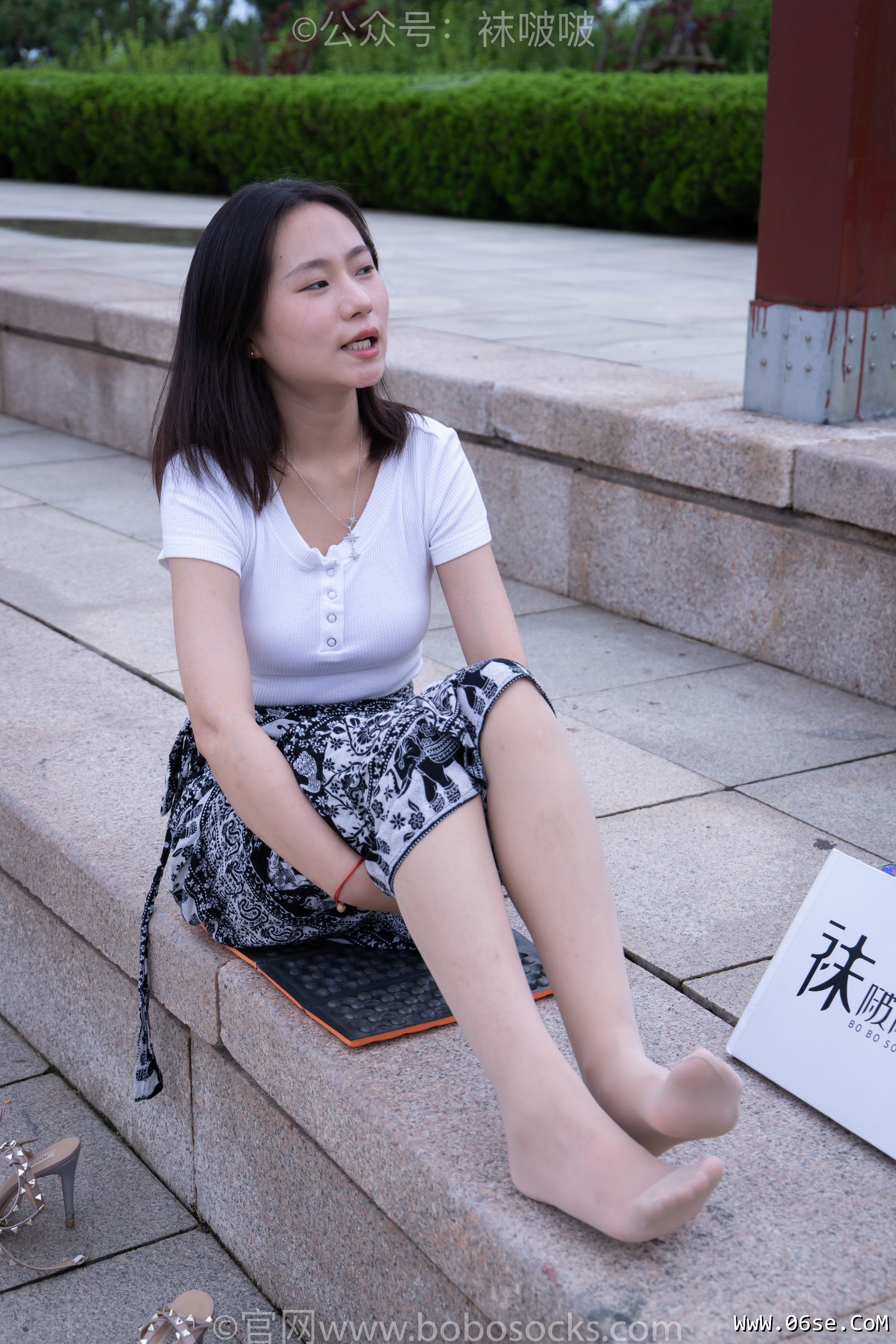 图片[102]-BoBoSocks袜啵啵 No.014 思思-华伦天奴高跟鞋、肉丝[140P]-六色网