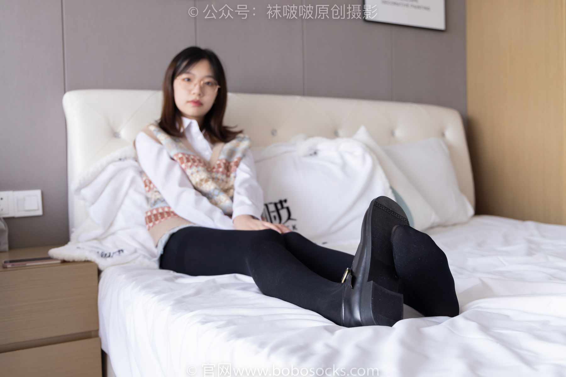图片[67]-BoBoSocks袜啵啵 No.169 小甜豆-黑皮鞋、厚黑丝、厚肉丝[145P]-六色网