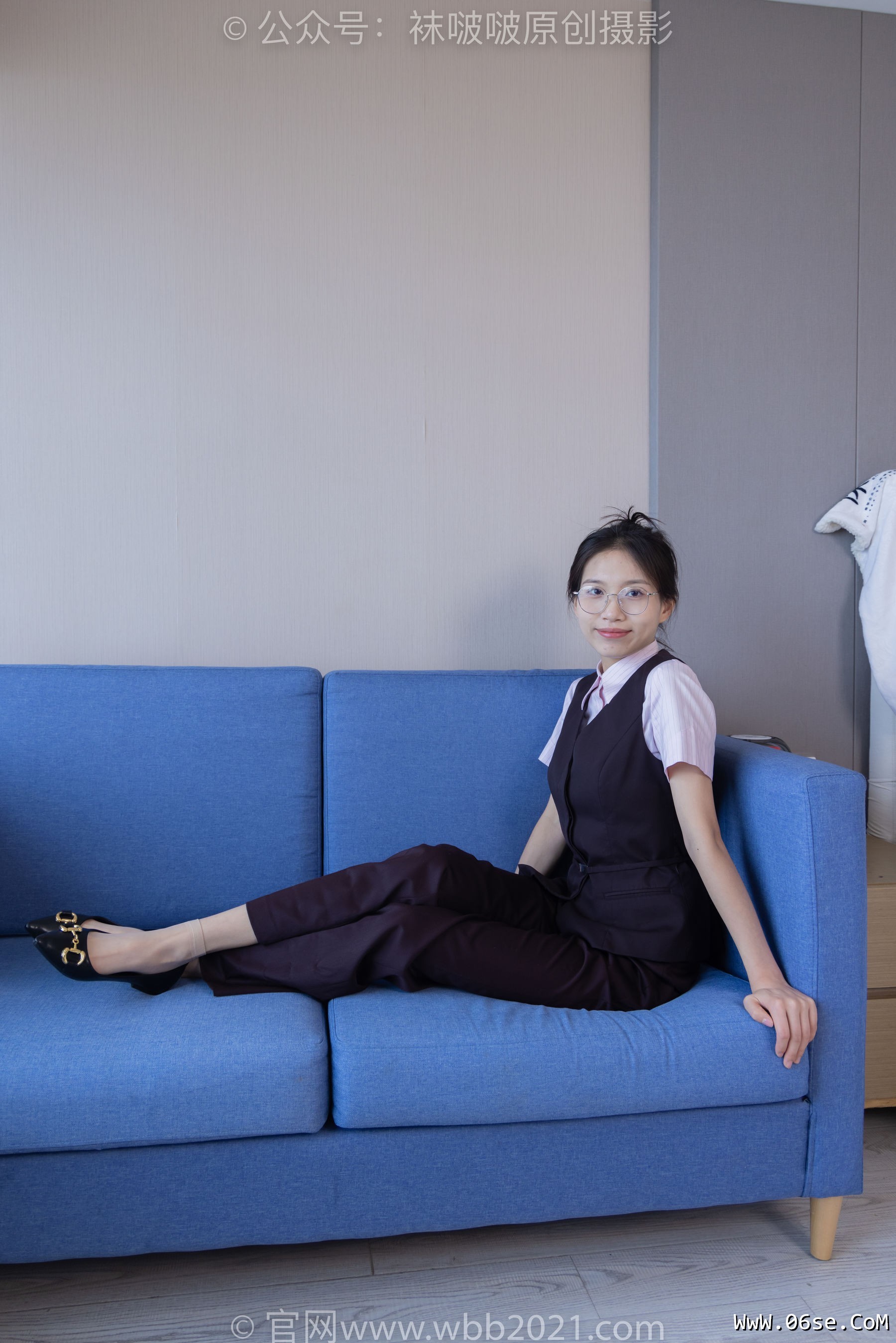 图片[73]-BoBoSocks袜啵啵 No.271 芝士 -平底鞋、短肉丝、银行制服[146P]-六色网