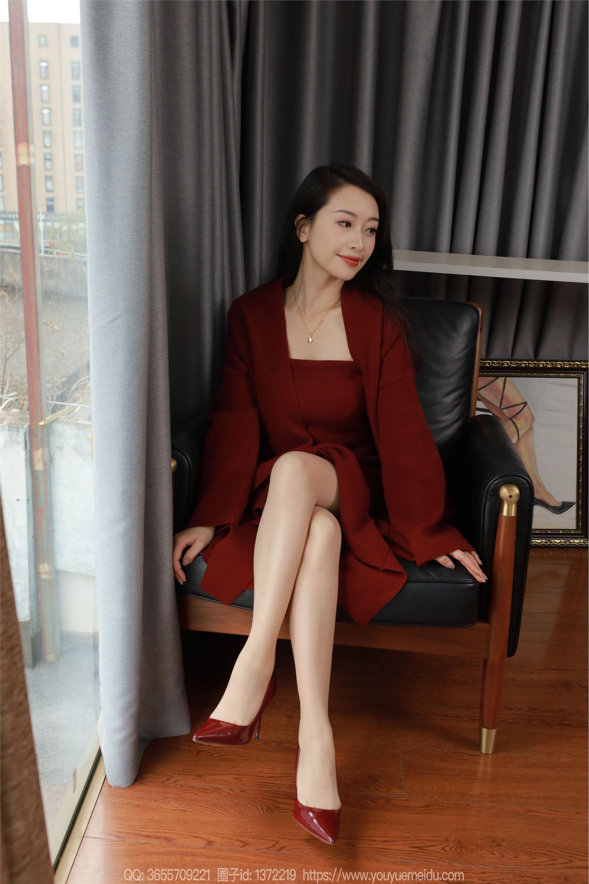 图片[83]-IESS异思趣向 2025.01.31 丝享家 1965 小婕《红色针织裙（下）》[83P]-六色网
