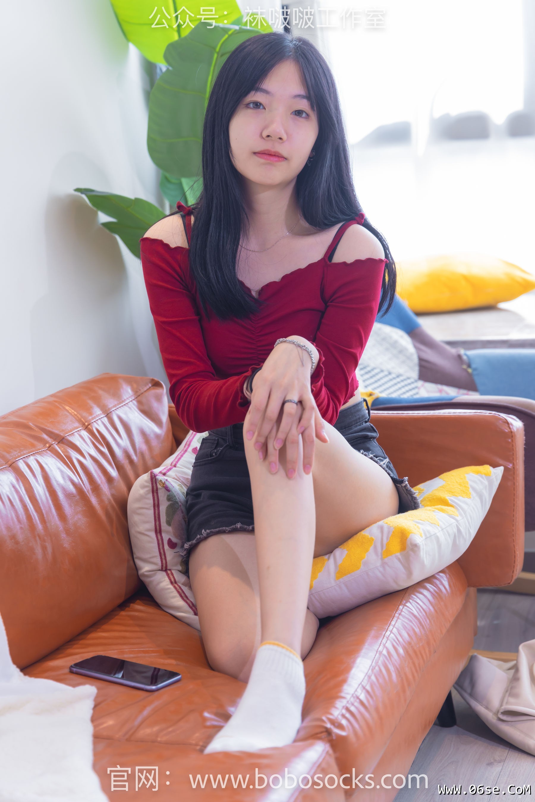 图片[25]-BoBoSocks袜啵啵 No.120 小甜豆-高跟长靴、白棉袜、裸足[170P]-六色网