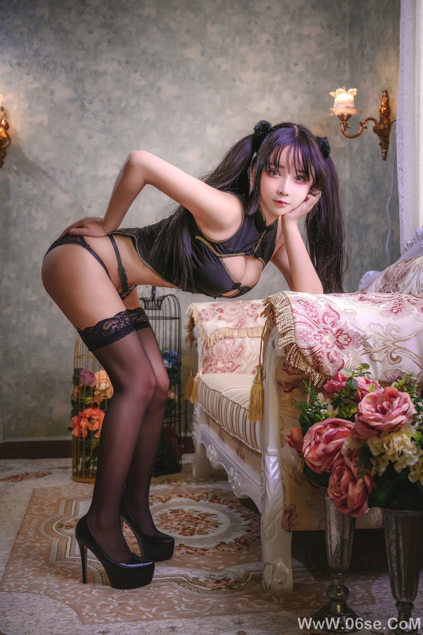 图片[9]-二次元妹子抱走莫子aa 双马尾 性感与清纯[35P]-六色网